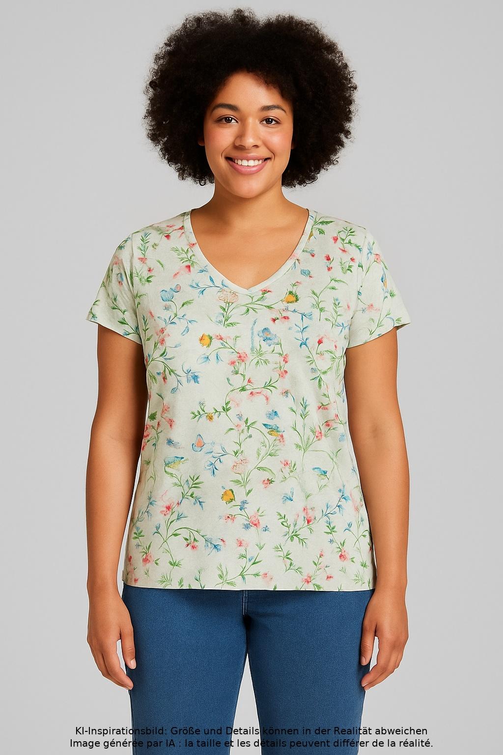 

Pip Studio Damen T-Shirt, mehrfarbig, Gr. 44