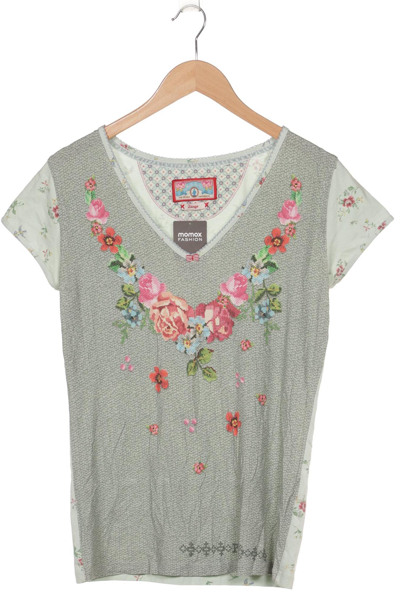 

Pip Studio Damen T-Shirt, grün, Gr. 42