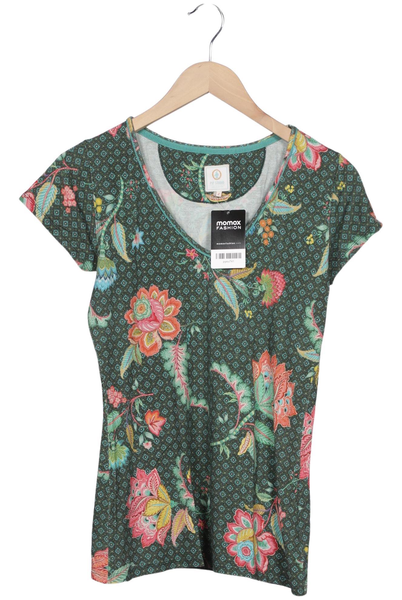 

Pip Studio Damen T-Shirt, grün, Gr. 42