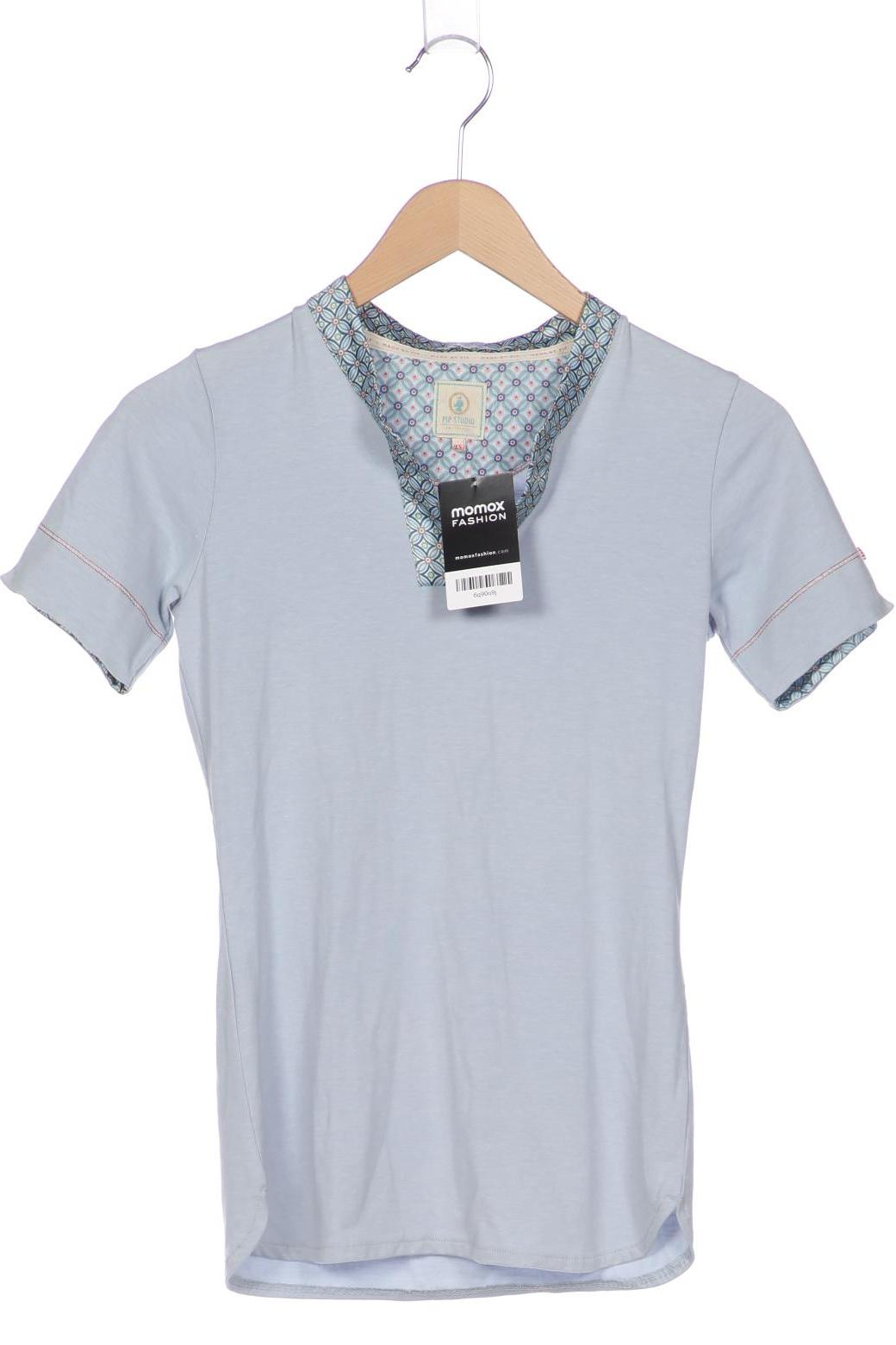 

Pip Studio Damen T-Shirt, hellblau, Gr. 34