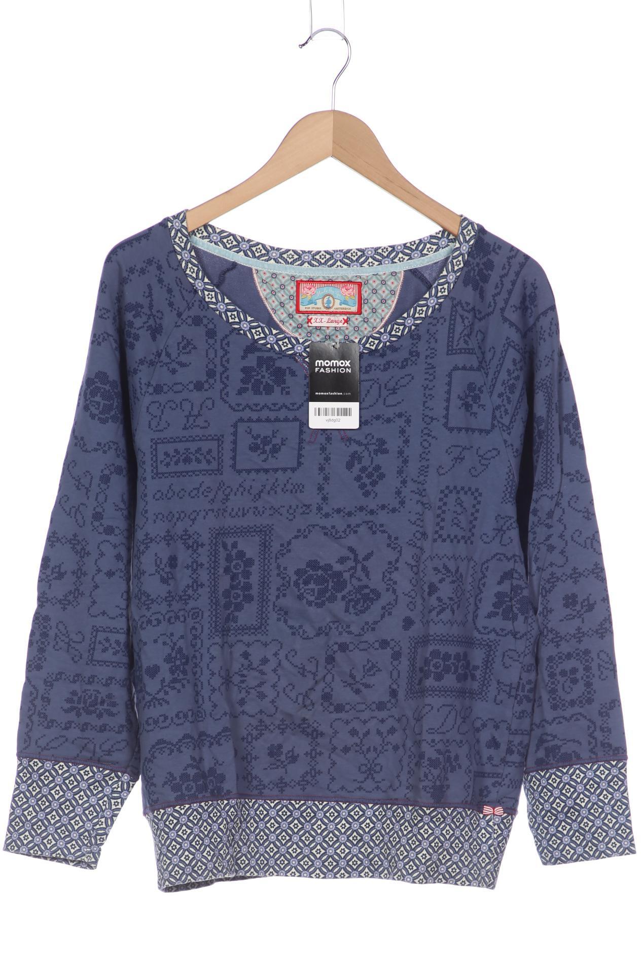 

Pip Studio Damen Sweatshirt, blau, Gr. 46