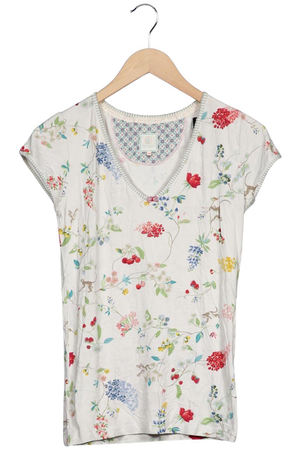 

Pip Studio Damen T-Shirt, cremeweiß, Gr. 38