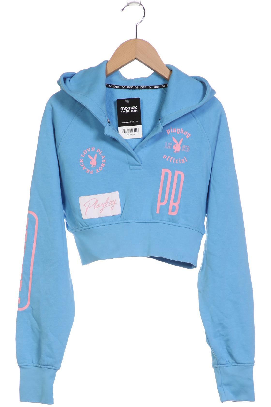 

Playboy Damen Kapuzenpullover, hellblau, Gr. 34