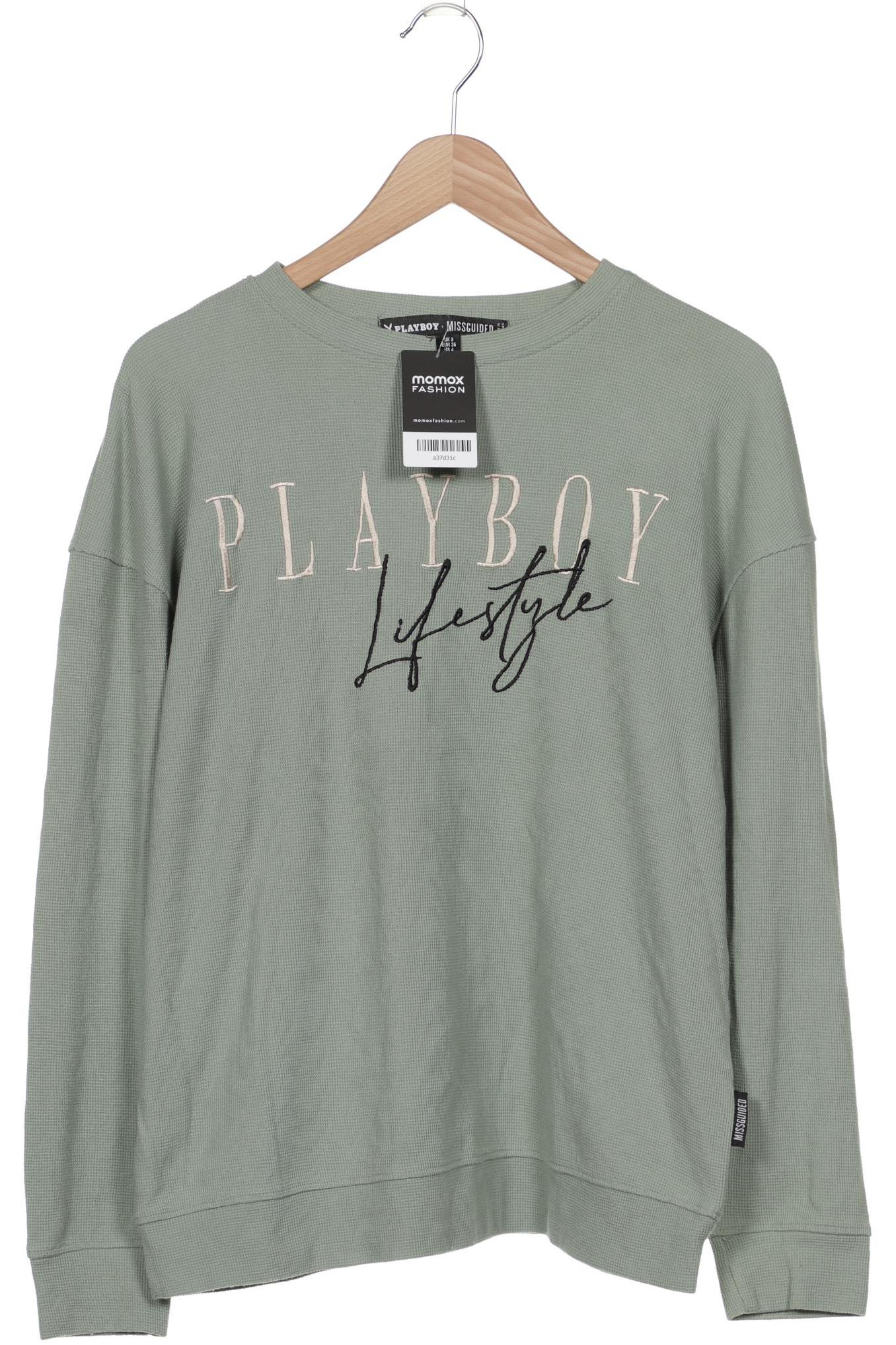 

Playboy Damen Sweatshirt, grün, Gr. 36