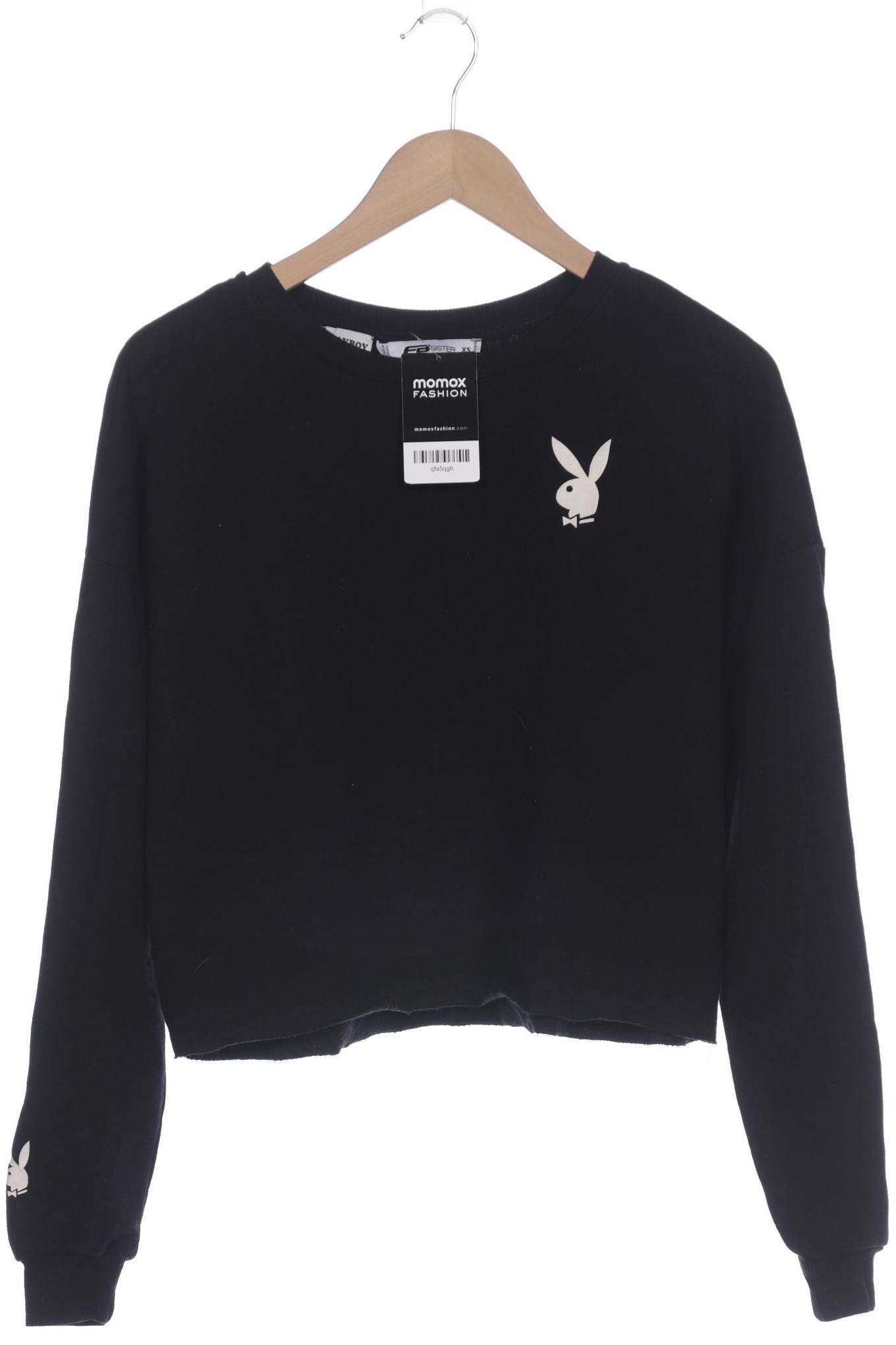 Thumbnail - Playboy Damen Sweatshirt, schwarz, Gr. 34