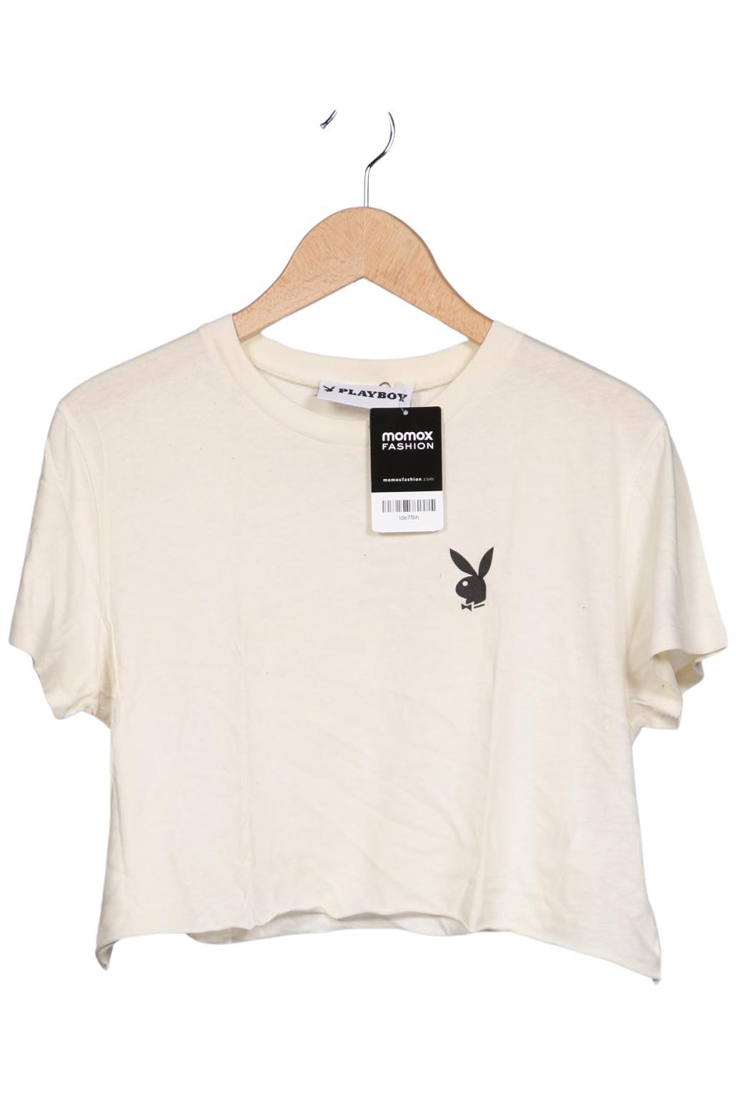 

Playboy Damen T-Shirt, cremeweiß, Gr. 38