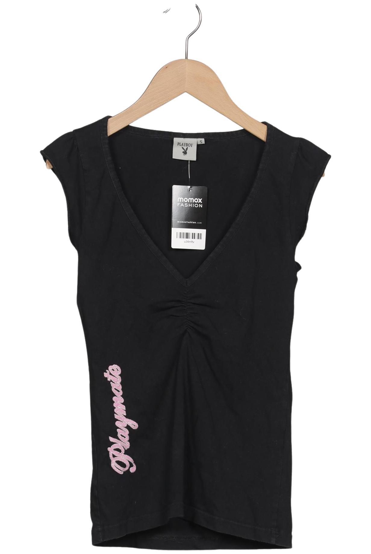 

Playboy Damen T-Shirt, schwarz, Gr. 36