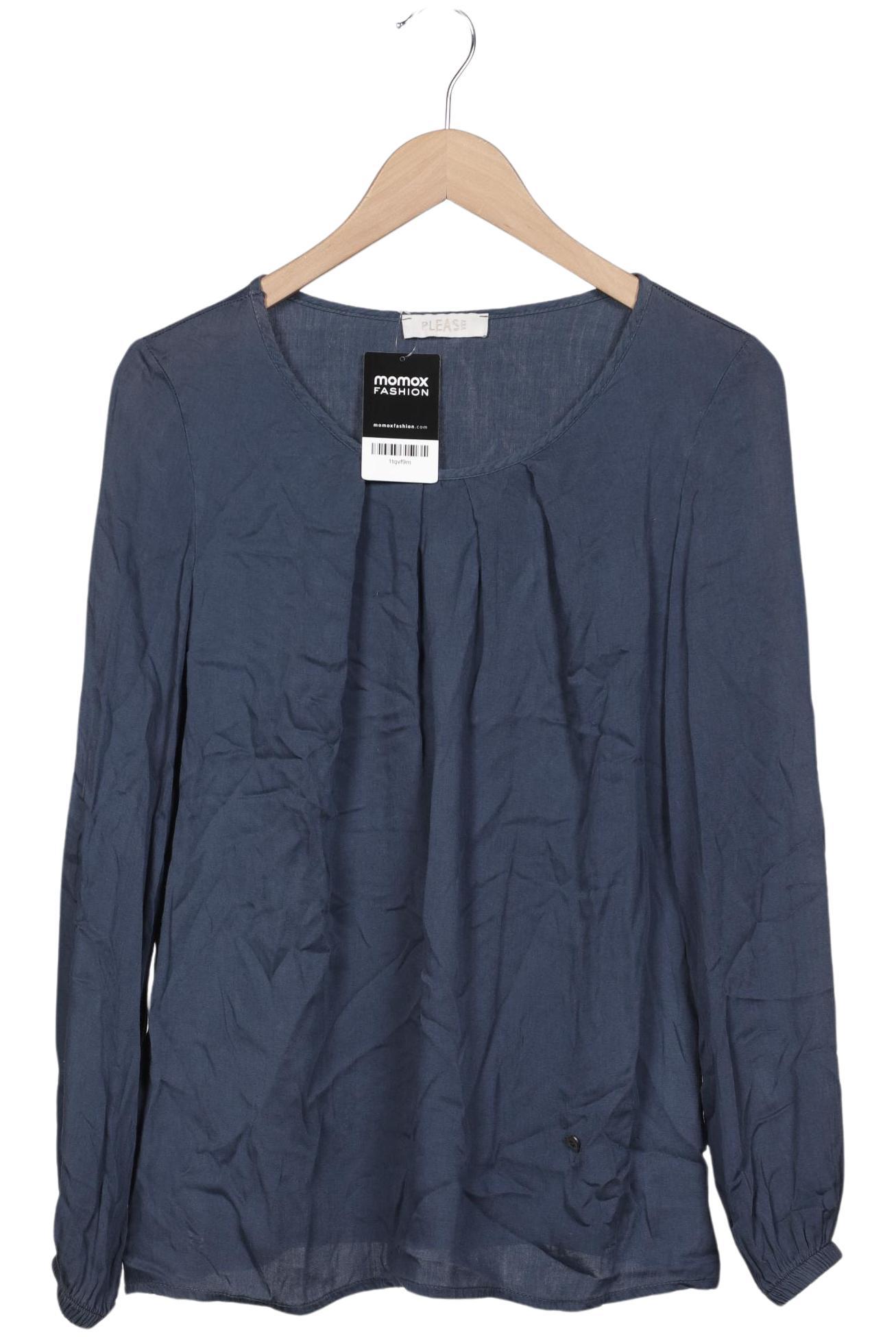 

Please Damen Bluse, marineblau, Gr. 34