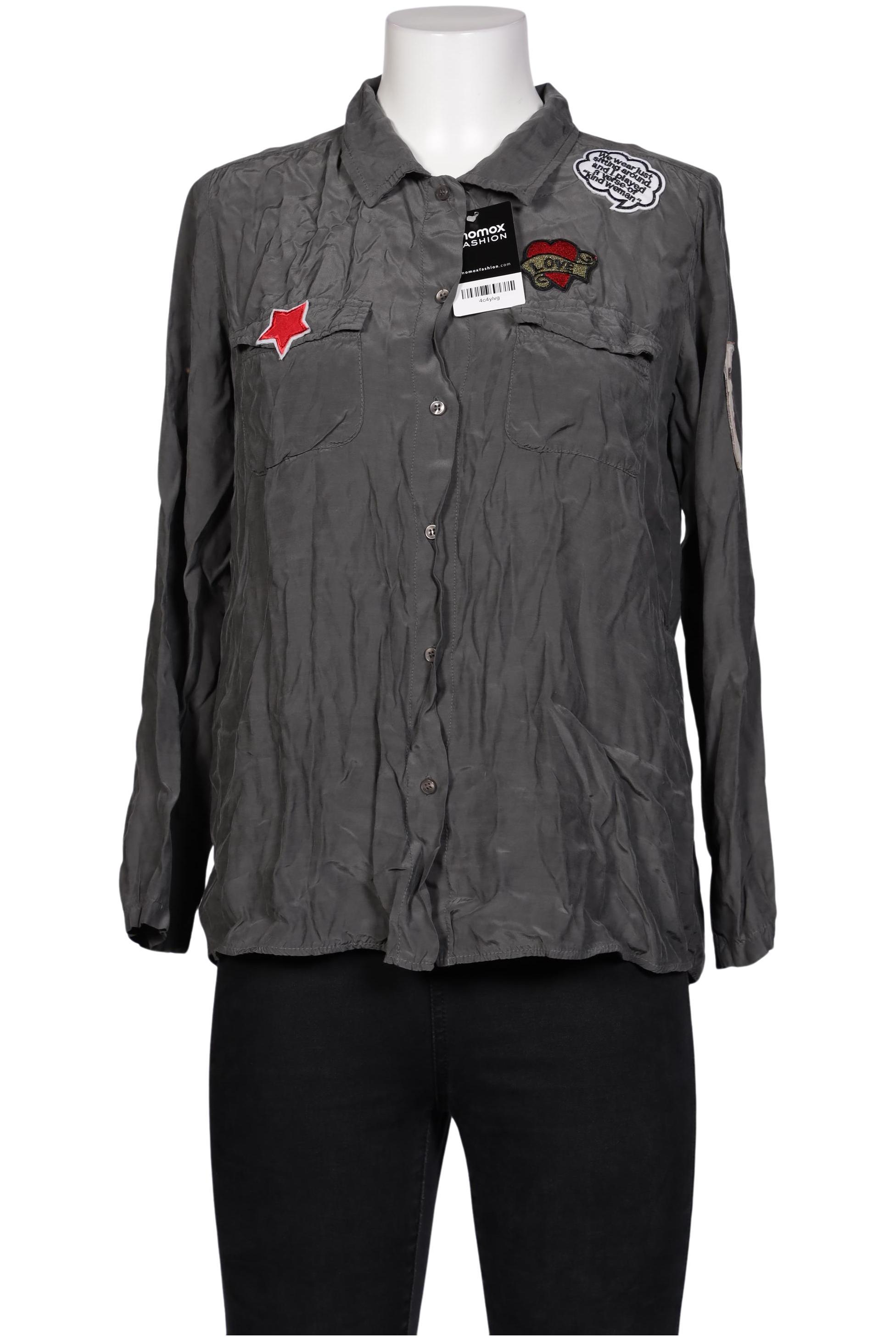 

Please Damen Bluse, grau, Gr. 42