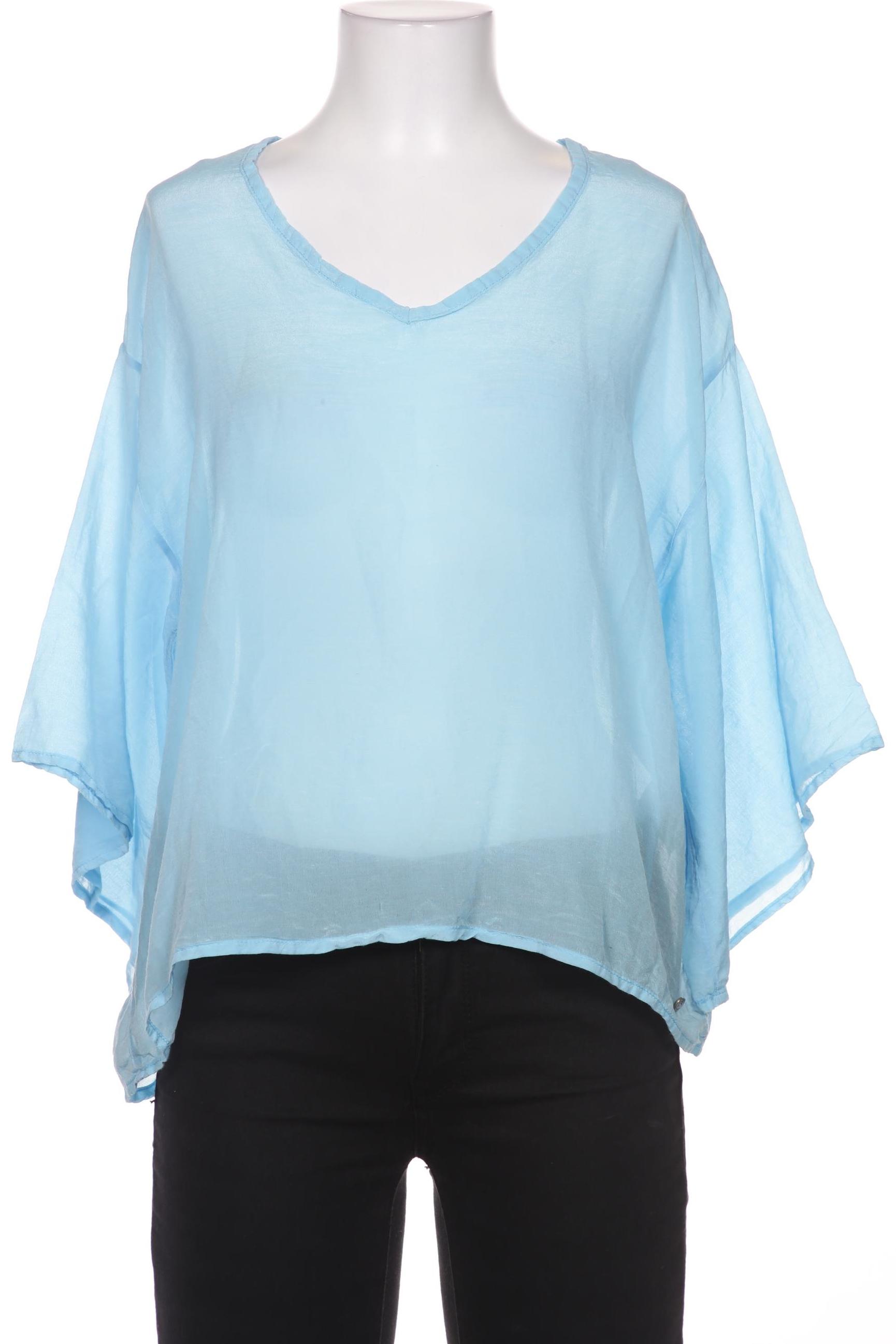 

Please Damen Bluse, blau, Gr. 34