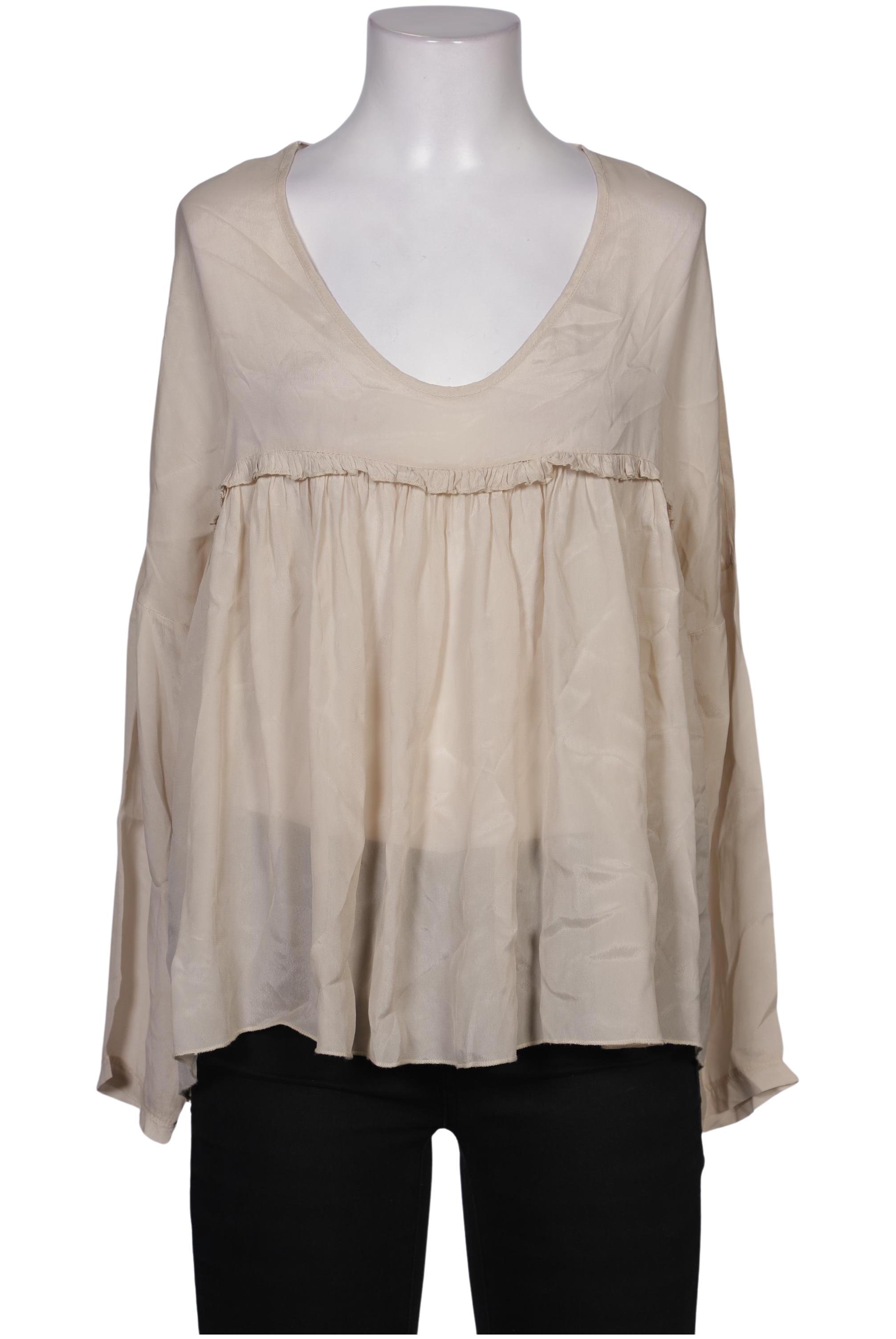 

Please Damen Bluse, beige, Gr. 34