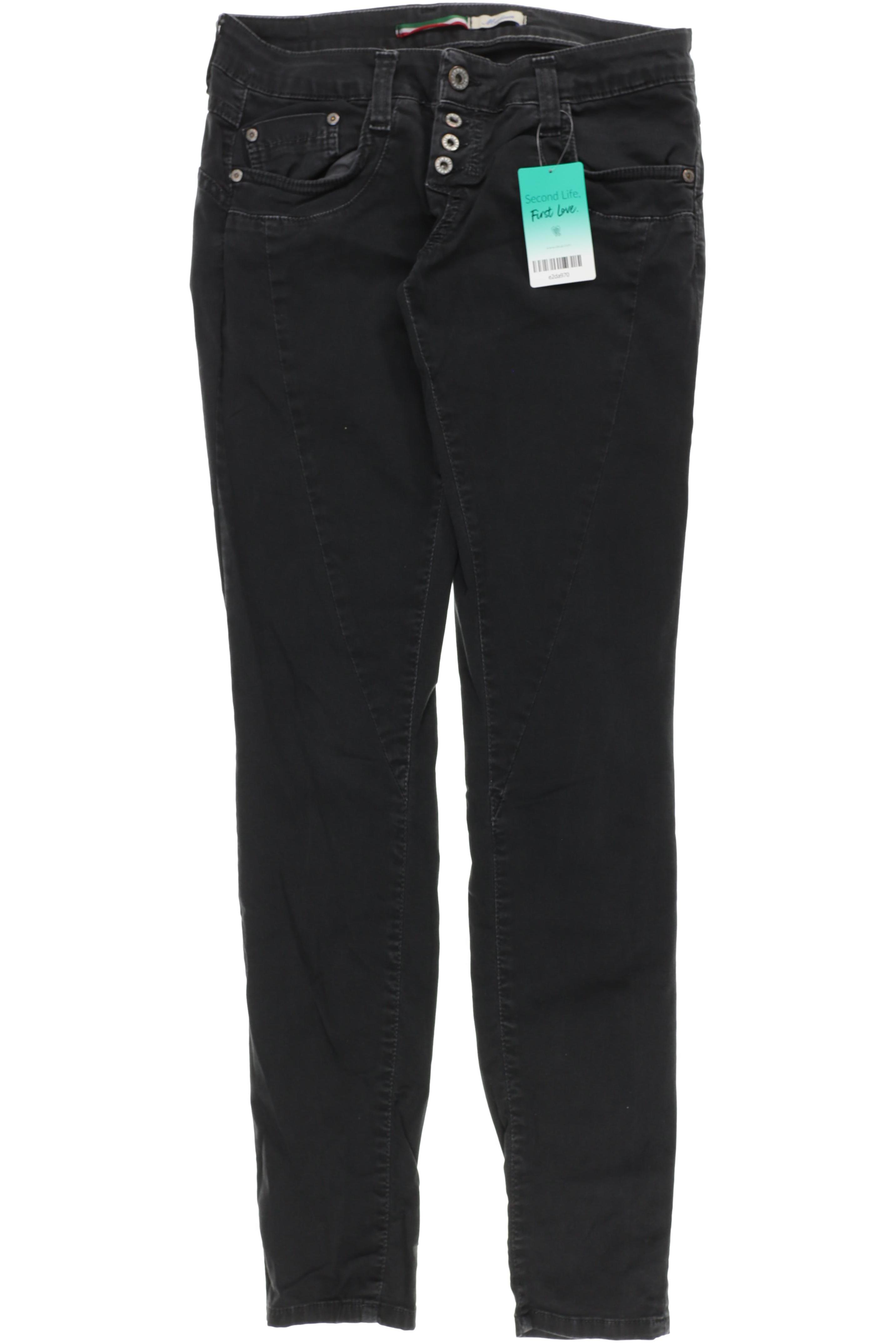 

Please Damen Jeans, schwarz, Gr. 0