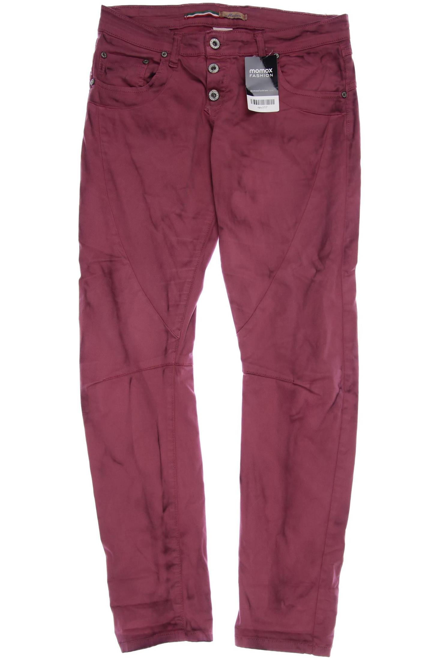 

PLEASE Damen Jeans, bordeaux