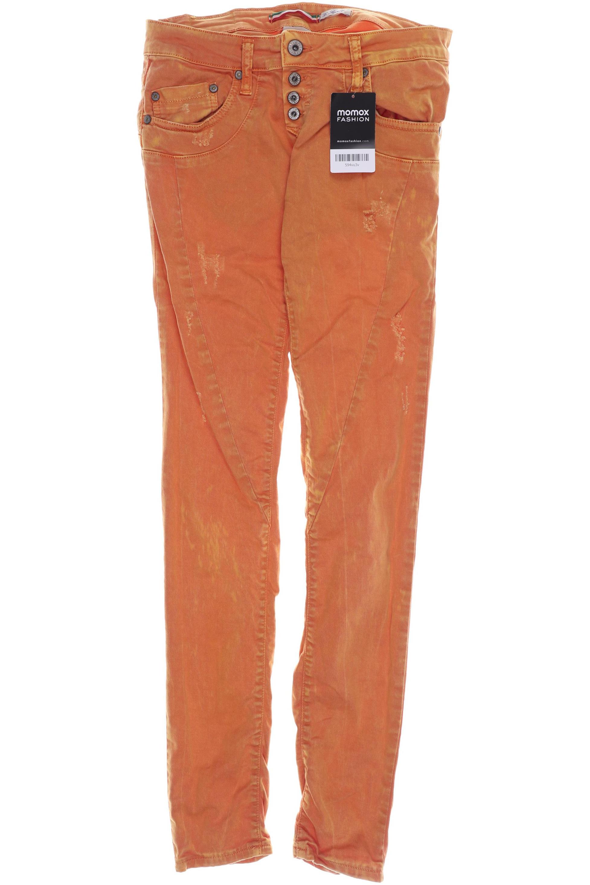 

PLEASE Damen Jeans, orange