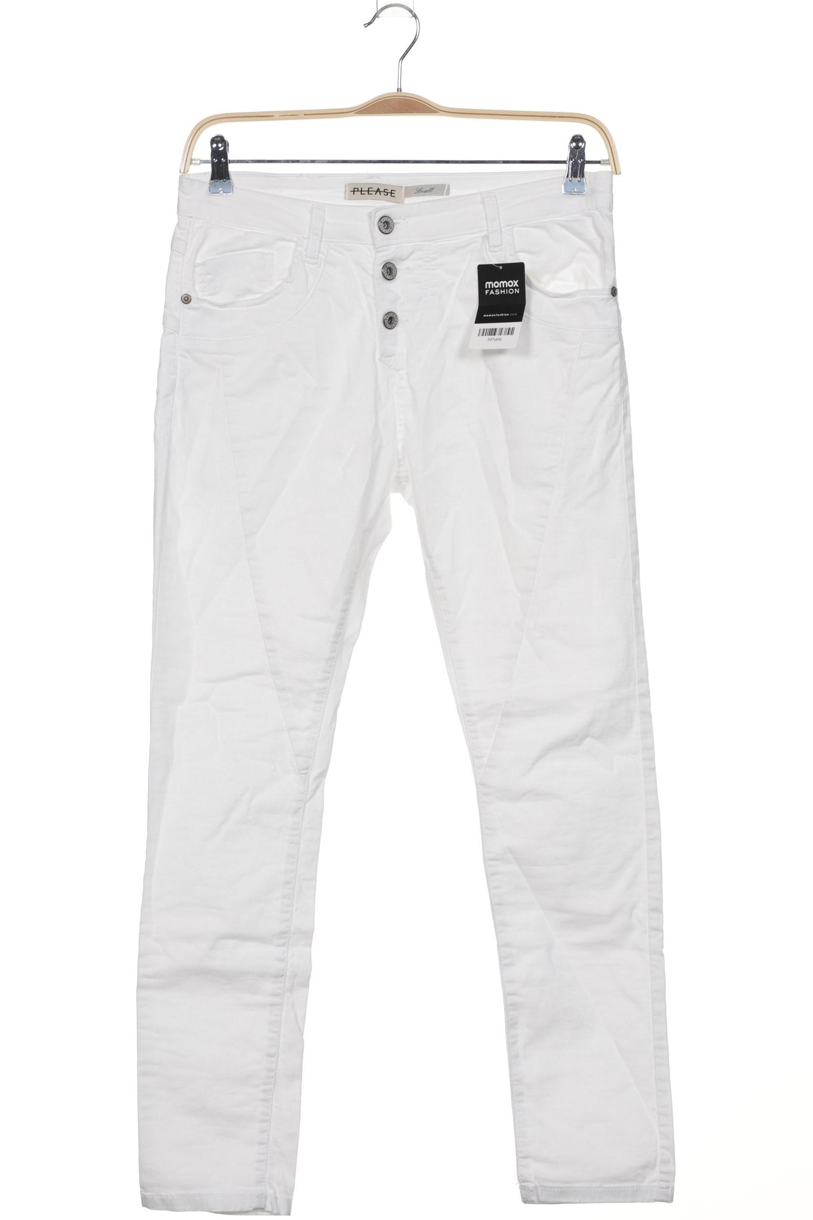 

Please Damen Jeans, weiß, Gr. 0