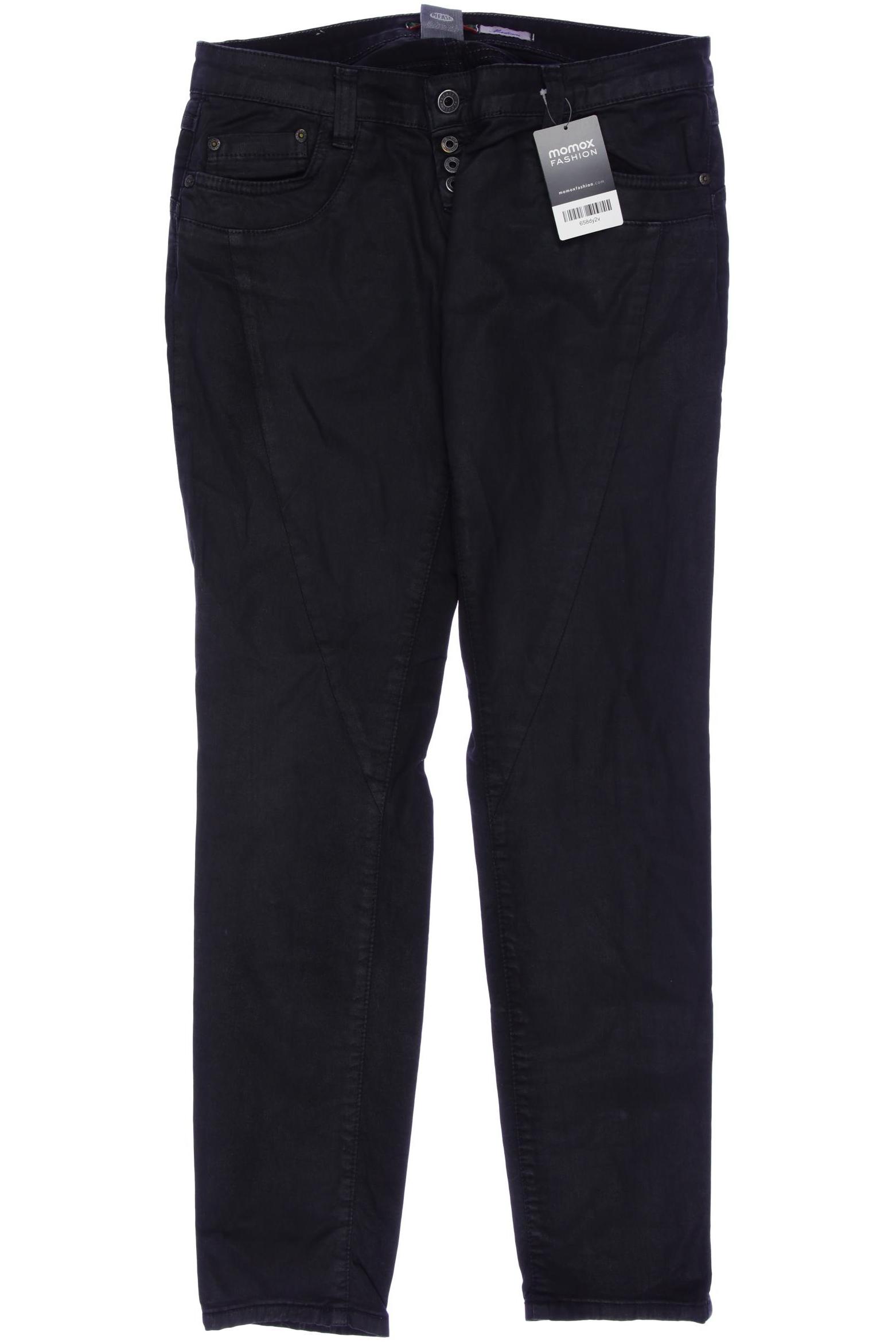 

Please Damen Jeans, schwarz, Gr. 0