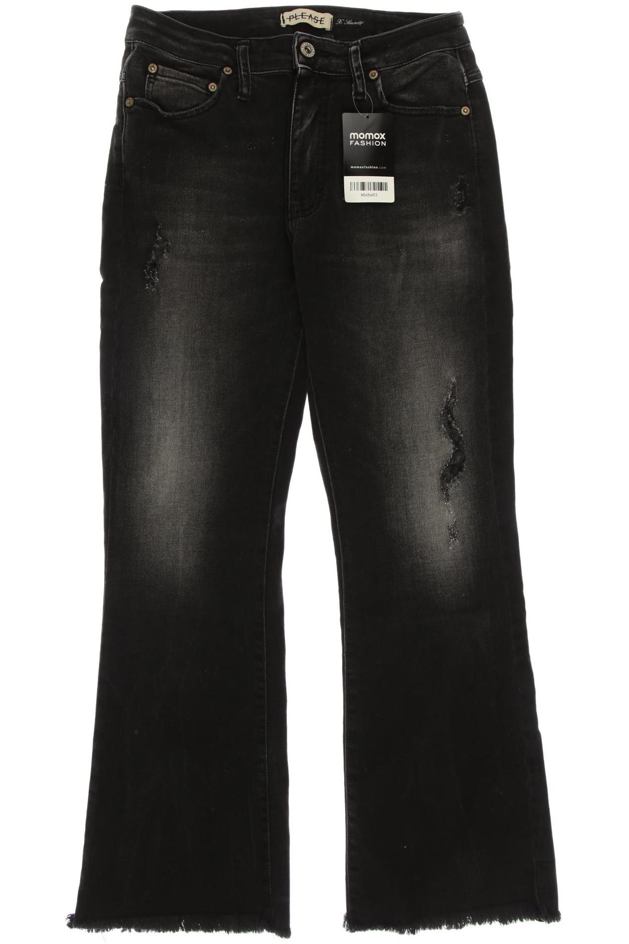 

Please Damen Jeans, schwarz, Gr. 0