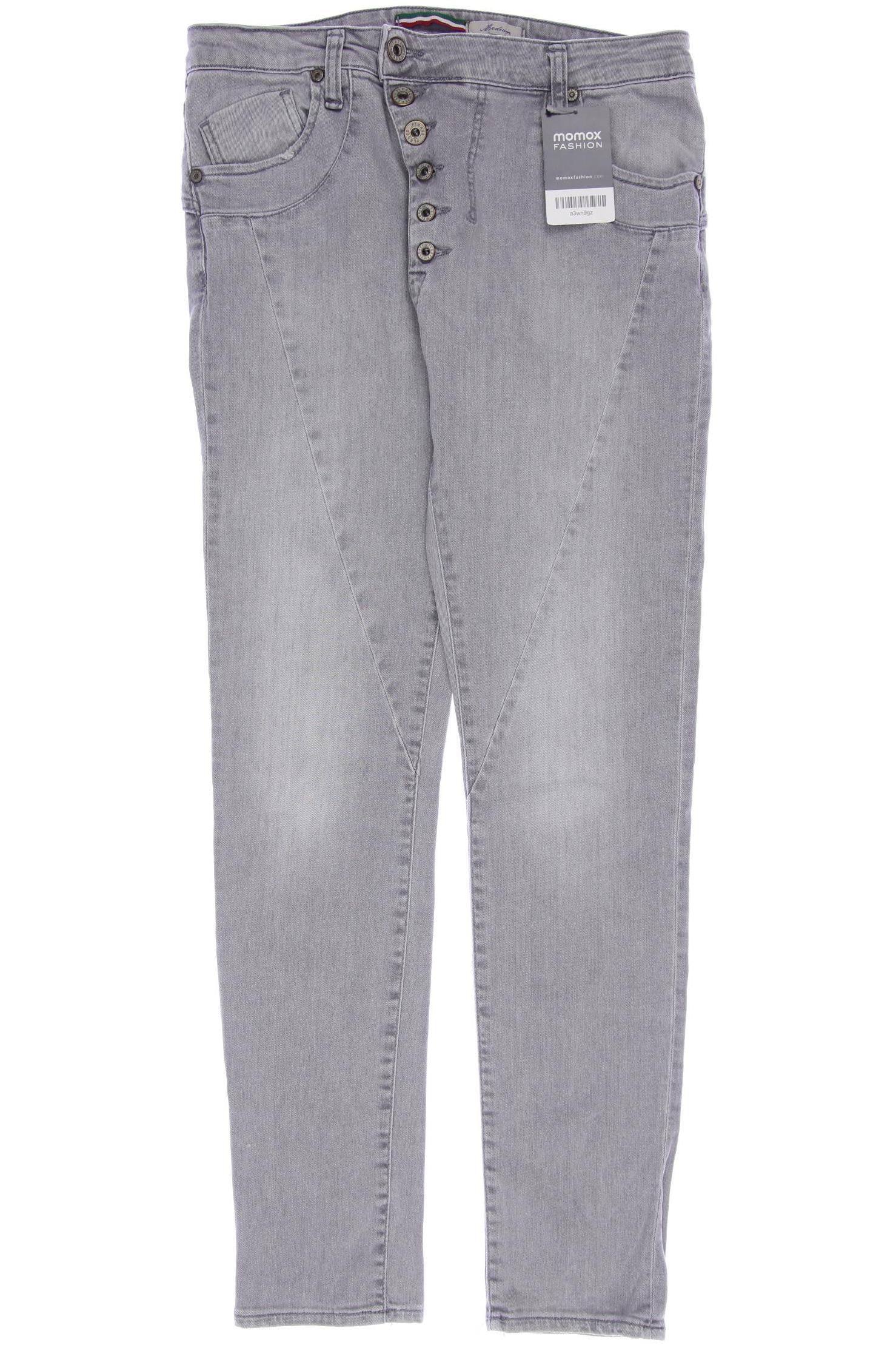 

PLEASE Damen Jeans, grau
