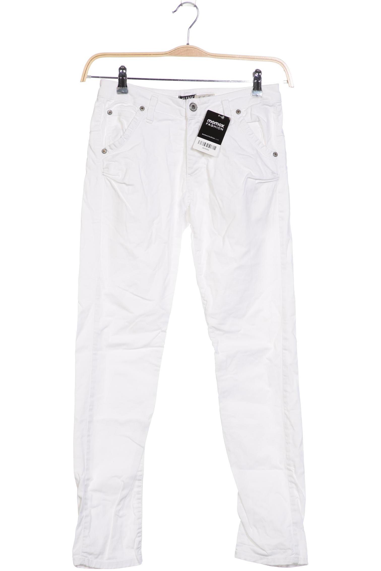 

Please Damen Jeans, weiß, Gr. 0