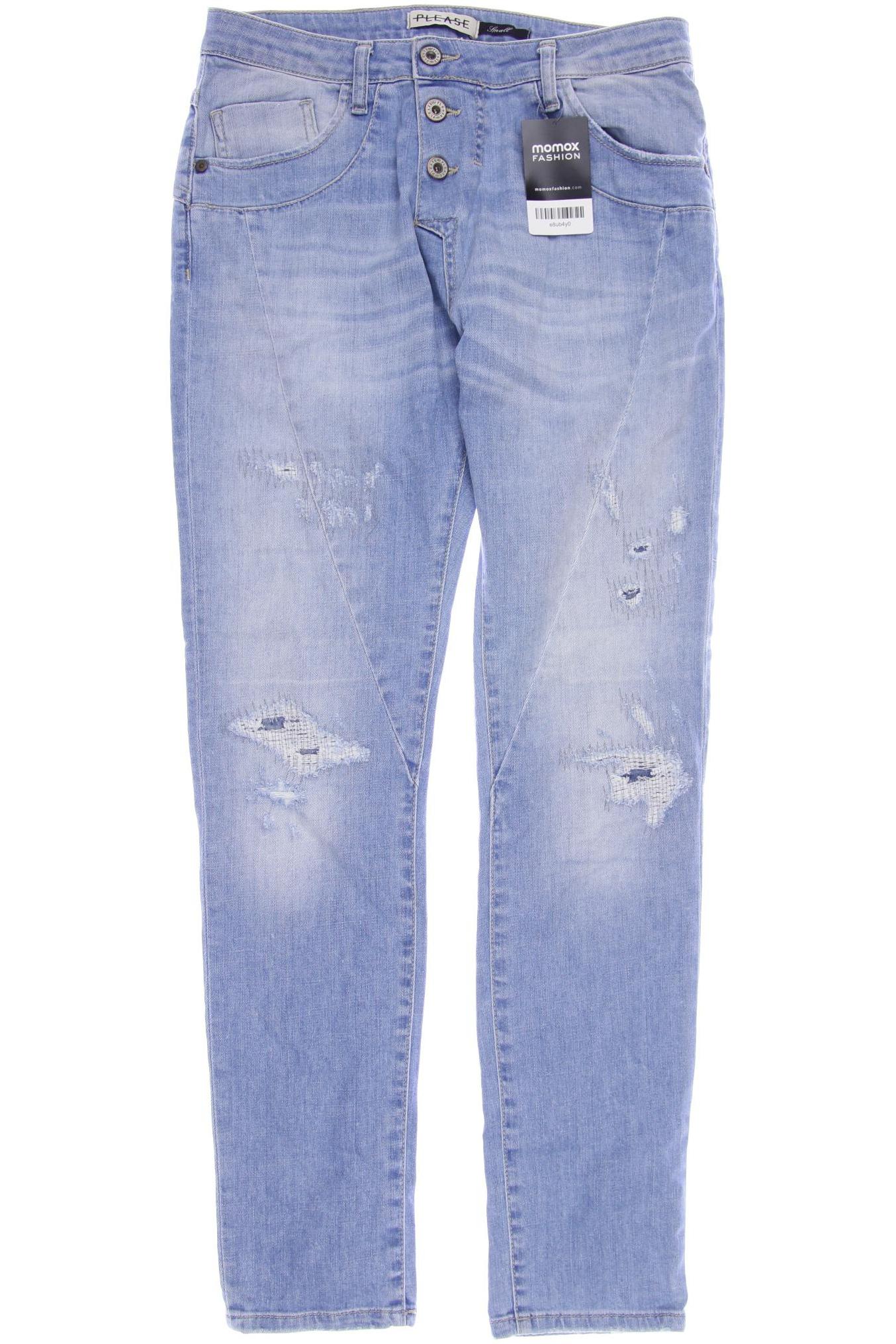 

PLEASE Damen Jeans, hellblau