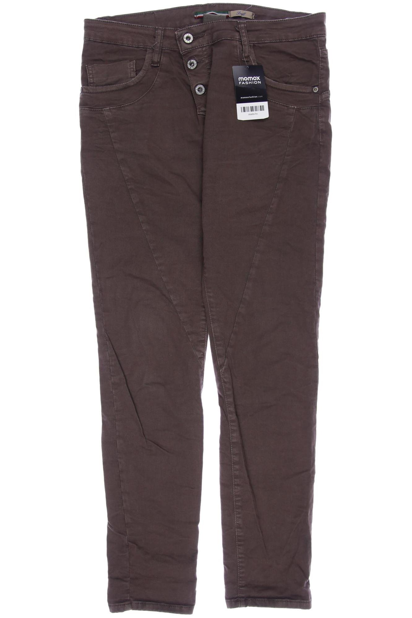 

PLEASE Damen Jeans, braun