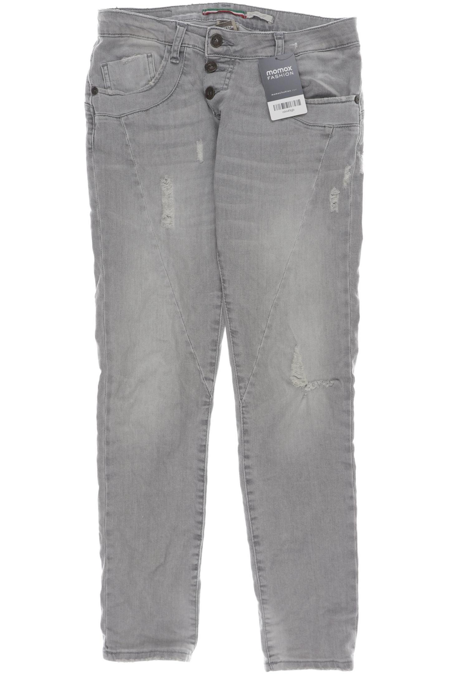 

PLEASE Damen Jeans, grau