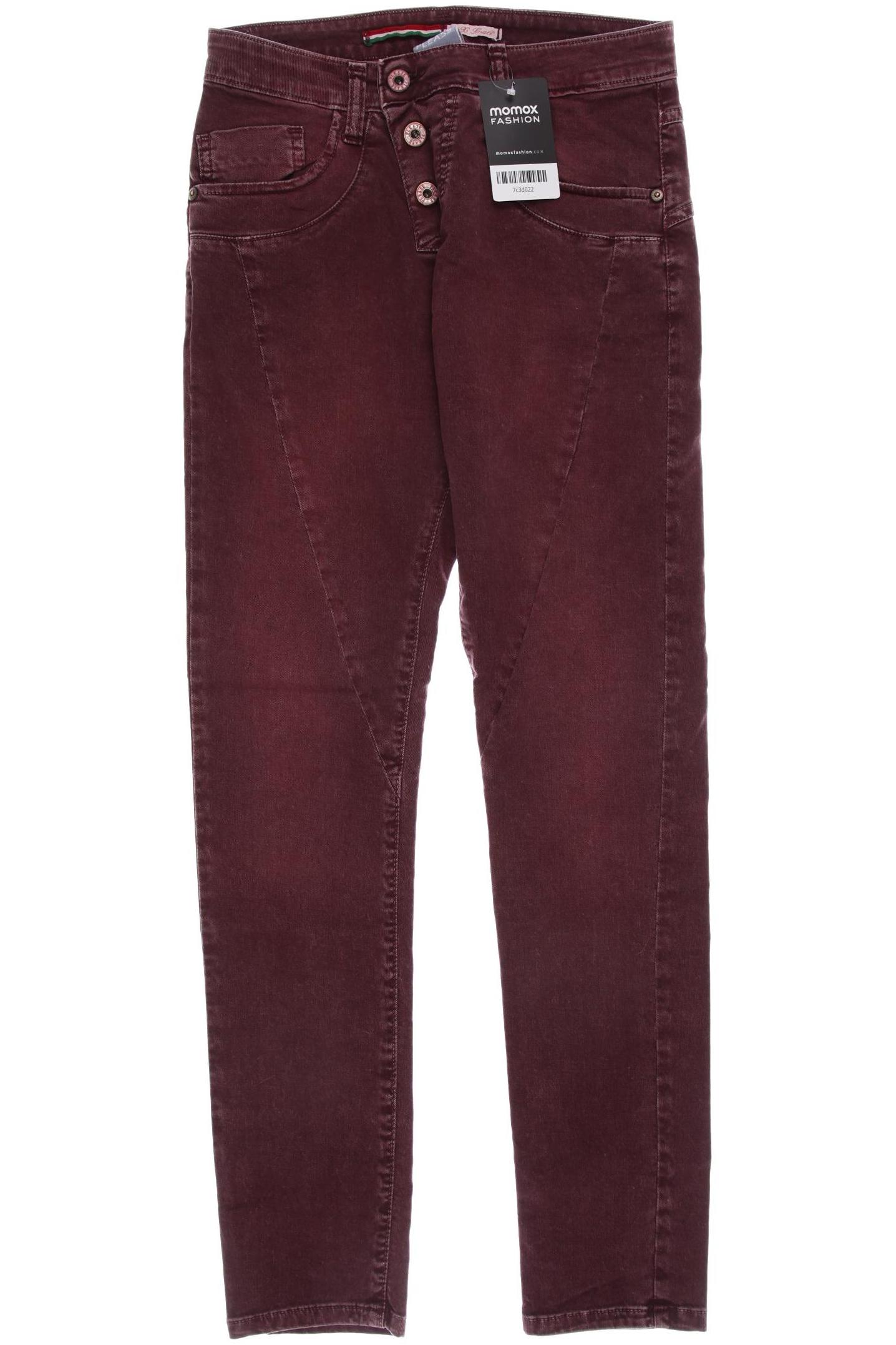 

PLEASE Damen Jeans, bordeaux