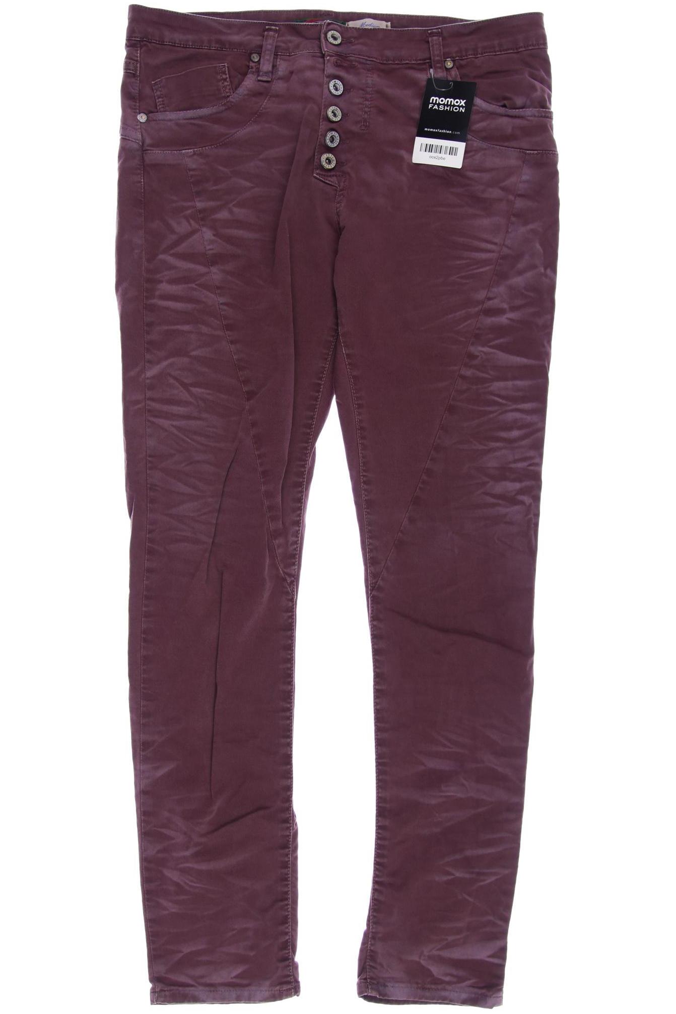 

PLEASE Damen Jeans, bordeaux