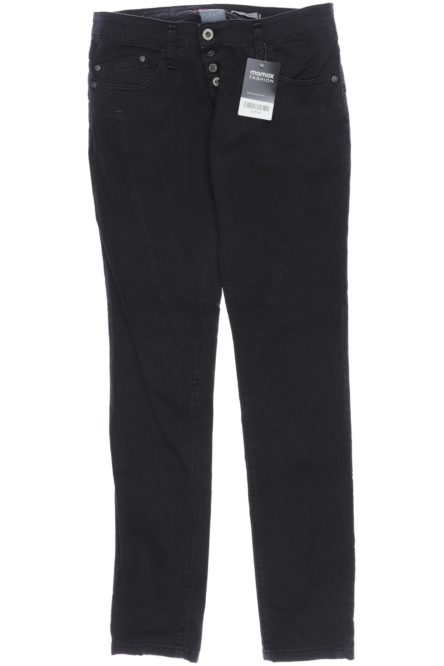 

Please Damen Jeans, schwarz, Gr. 0