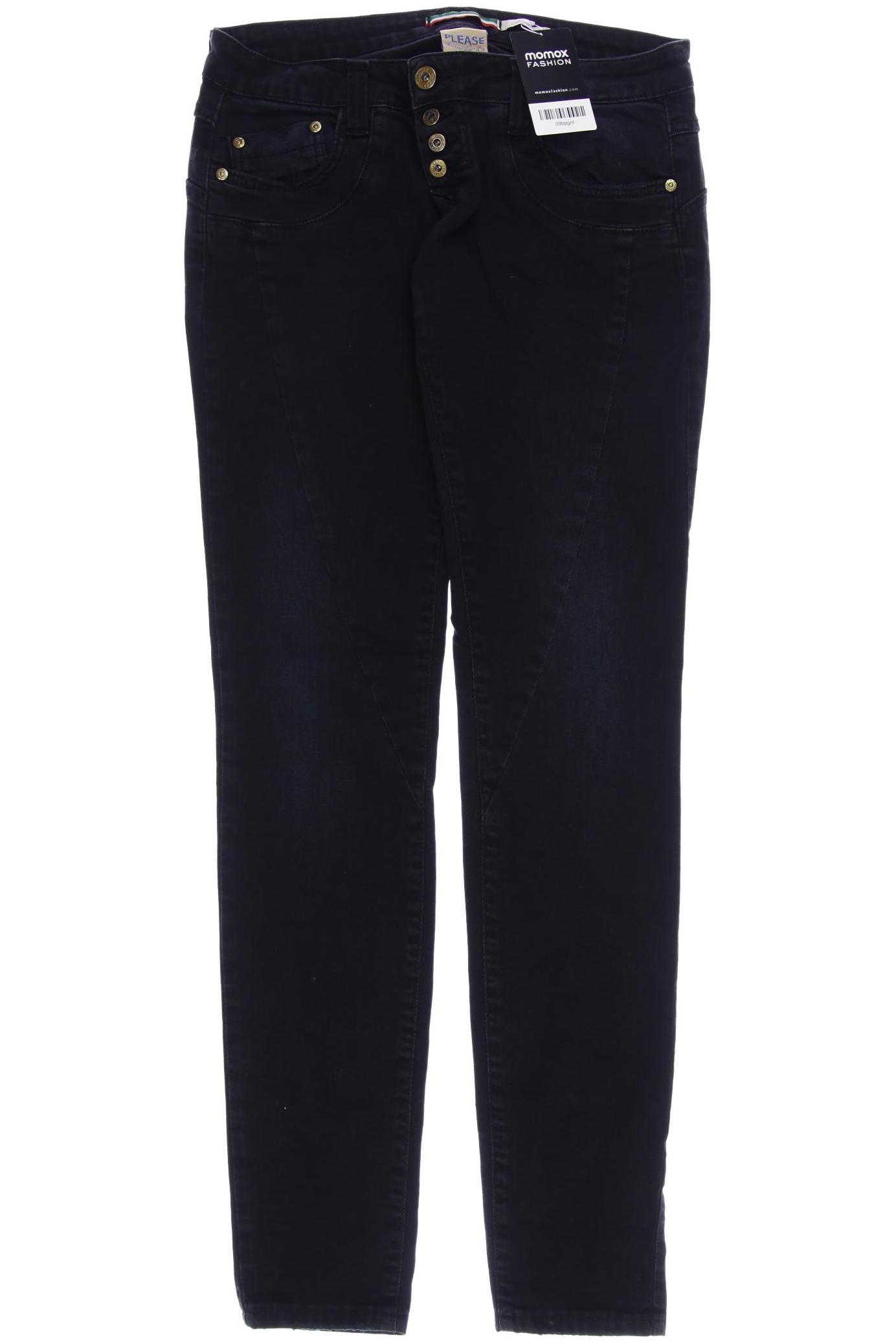 

PLEASE Damen Jeans, schwarz