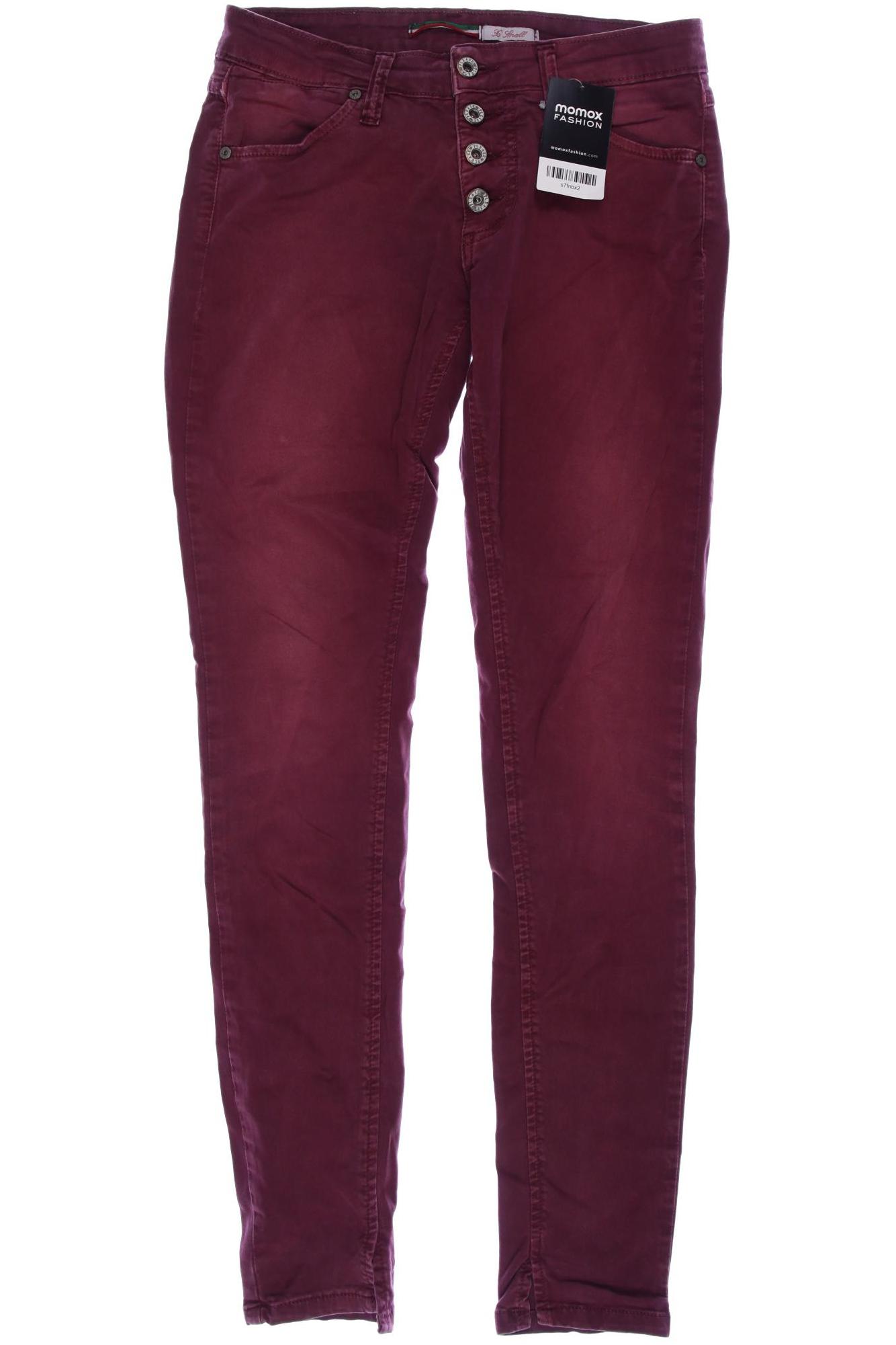 

PLEASE Damen Jeans, bordeaux