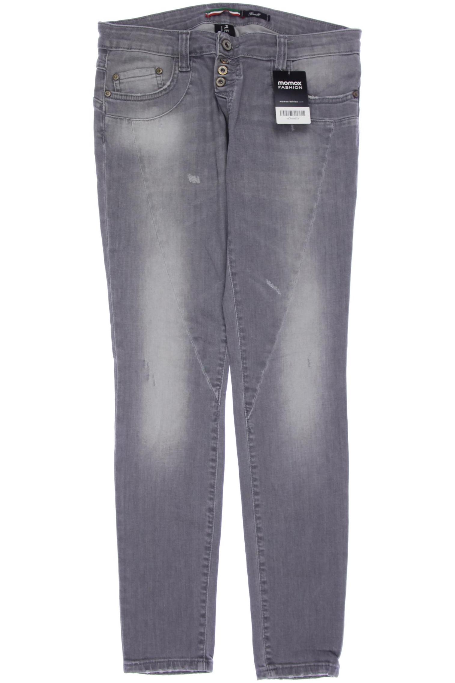 

PLEASE Damen Jeans, grau