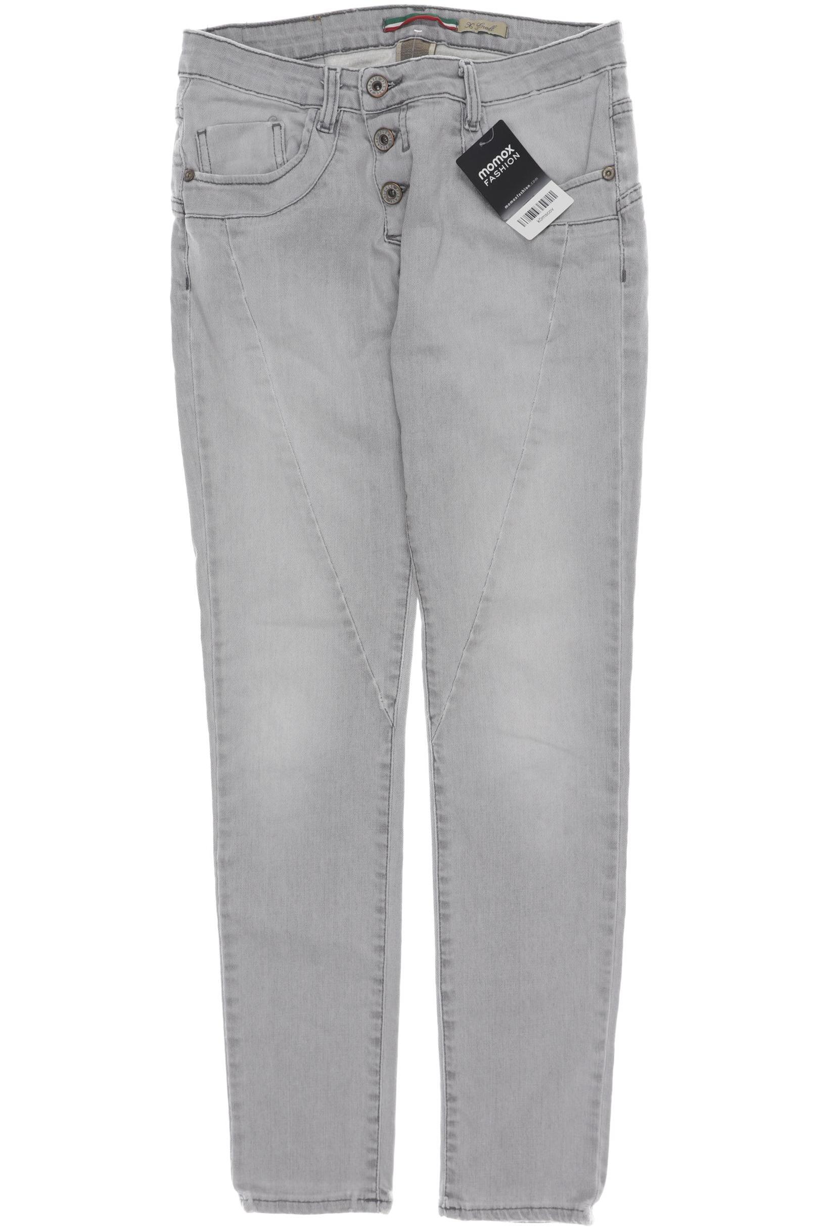 

PLEASE Damen Jeans, grau