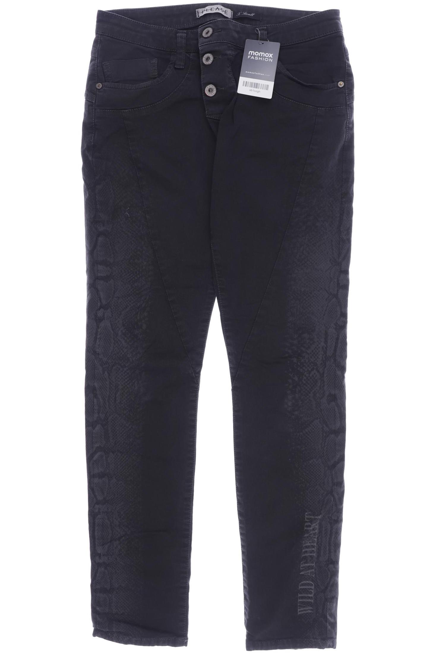 

PLEASE Damen Jeans, schwarz