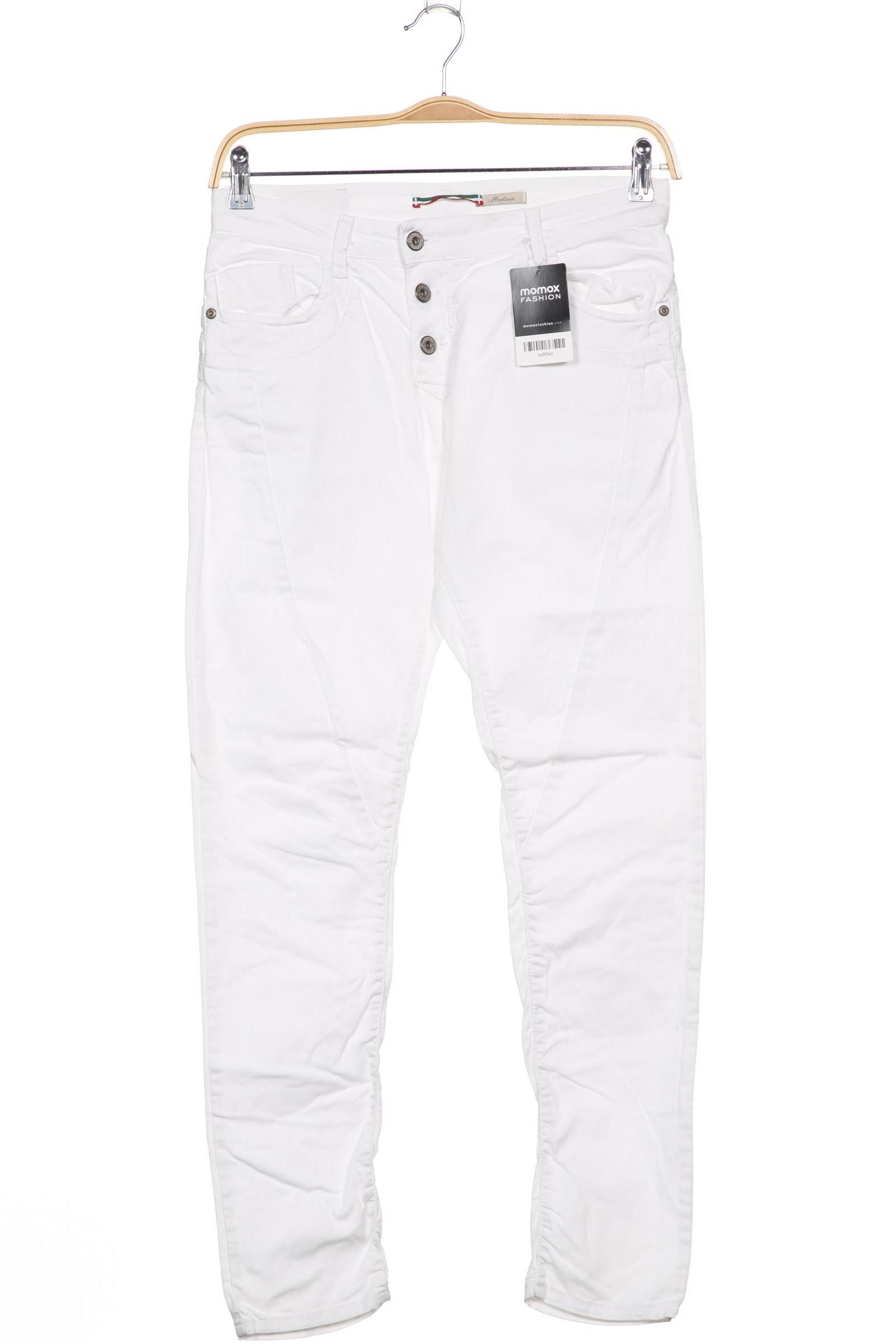 

PLEASE Damen Jeans, weiß