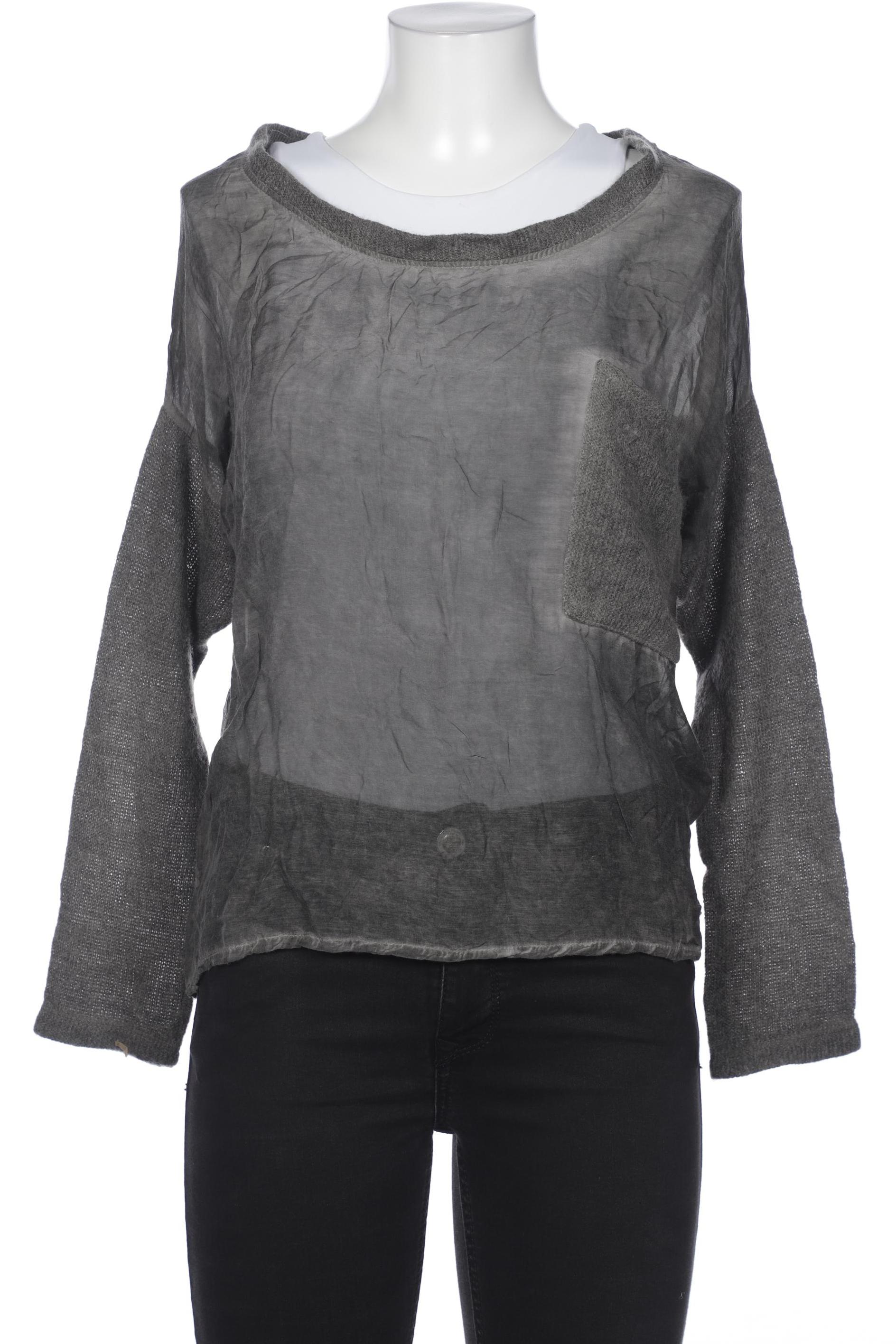 

Please Damen Langarmshirt, grau, Gr. 38