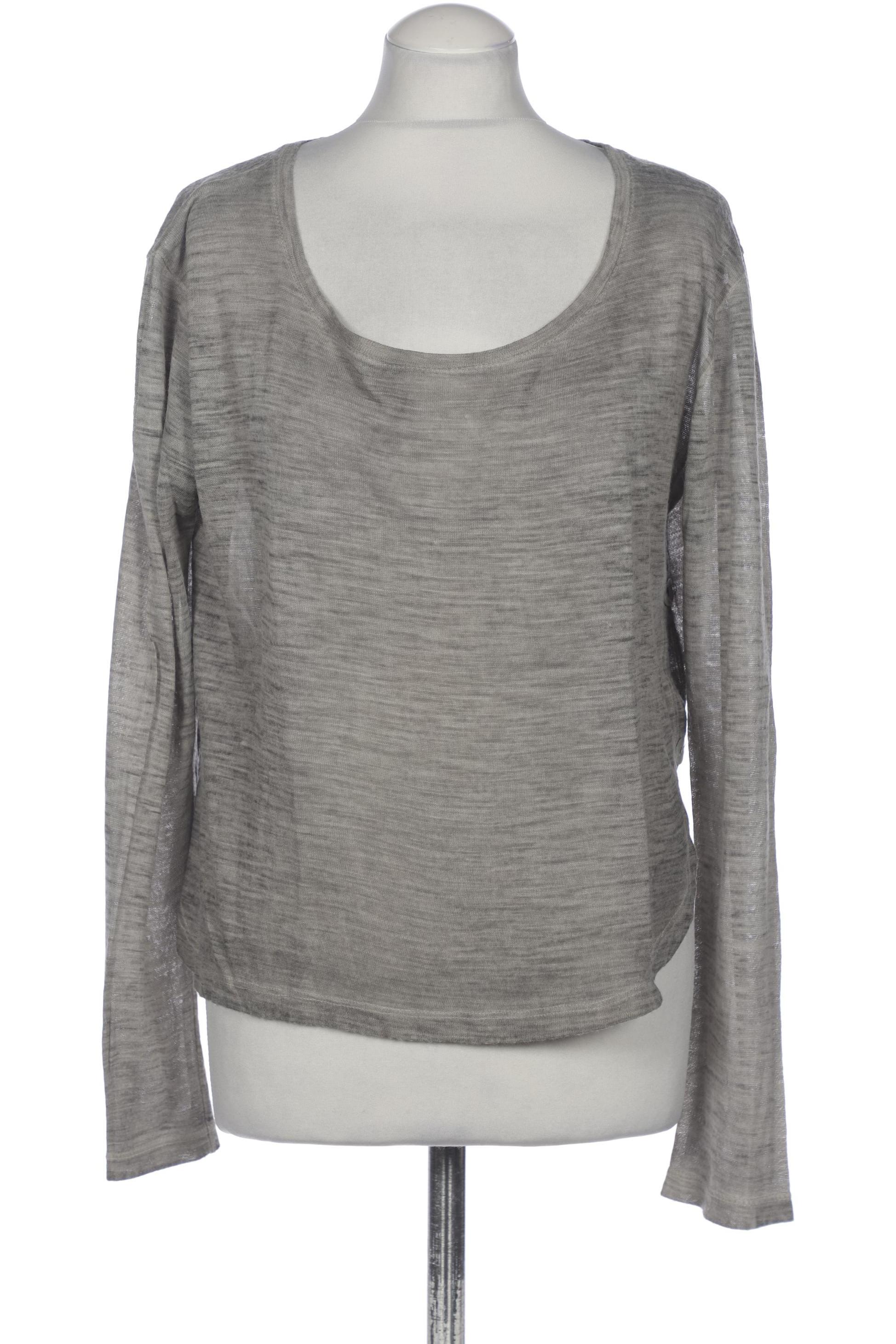 

Please Damen Langarmshirt, grau, Gr. 36