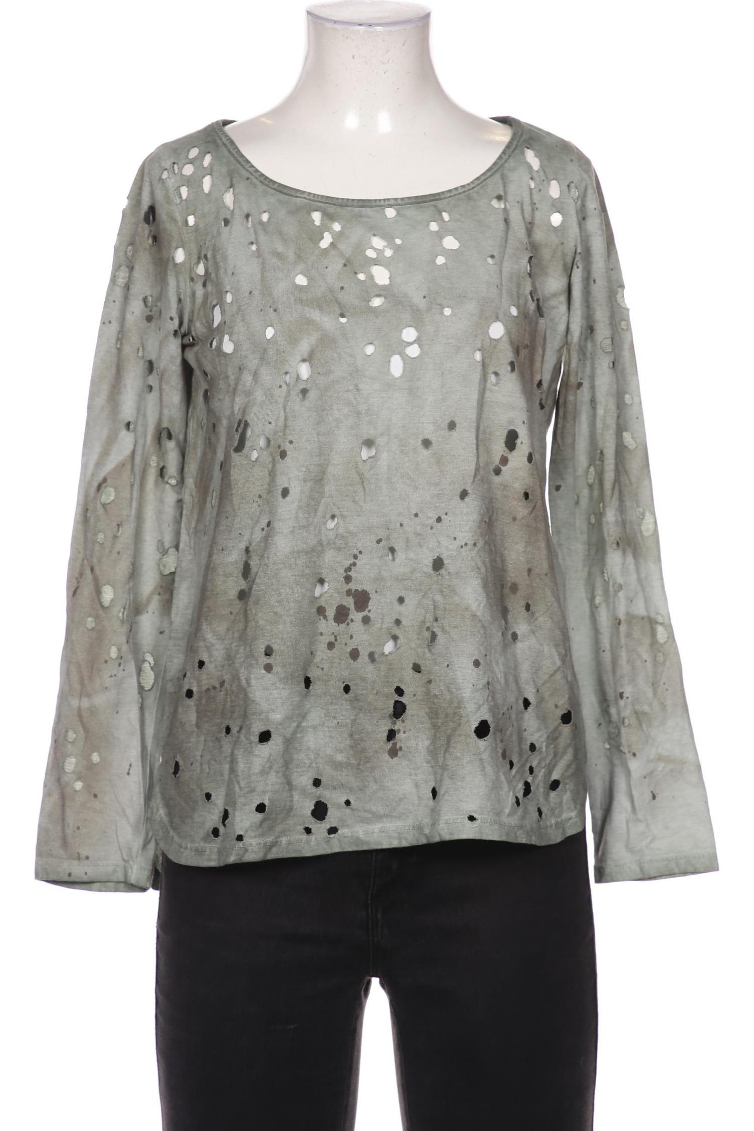 

Please Damen Langarmshirt, grün, Gr. 36