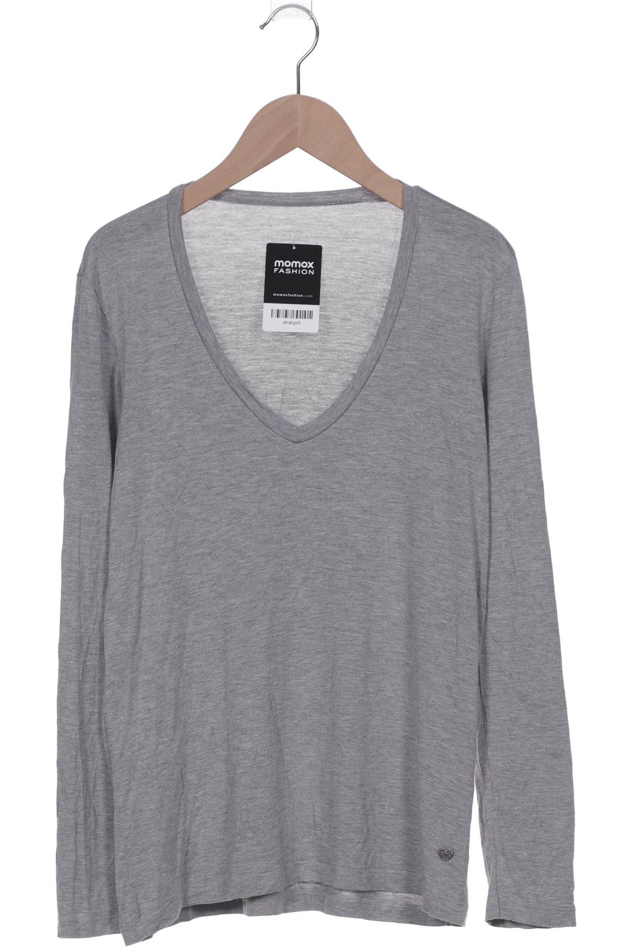 

Please Damen Langarmshirt, grau, Gr. 36