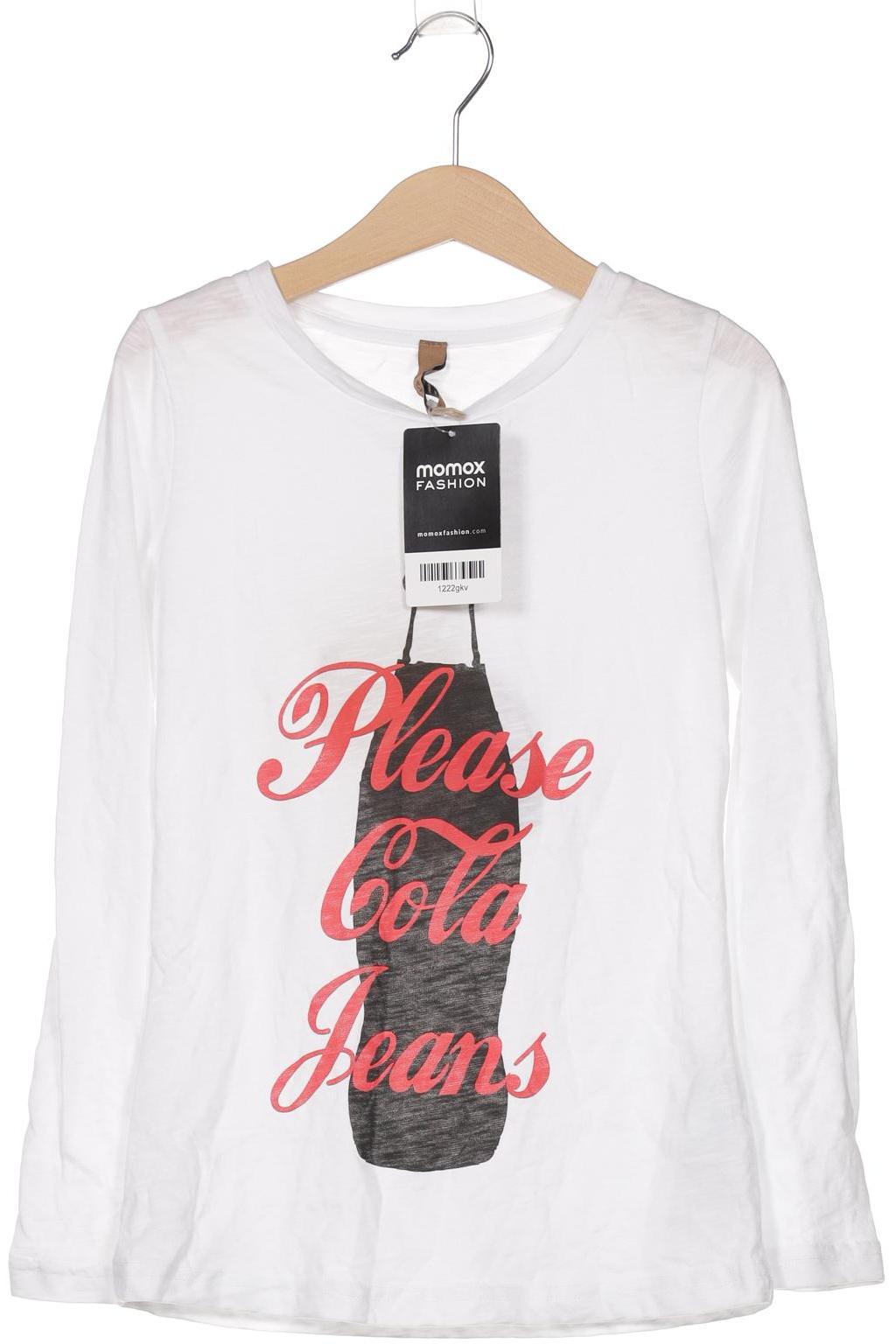 

Please Damen Langarmshirt, weiß, Gr. 36