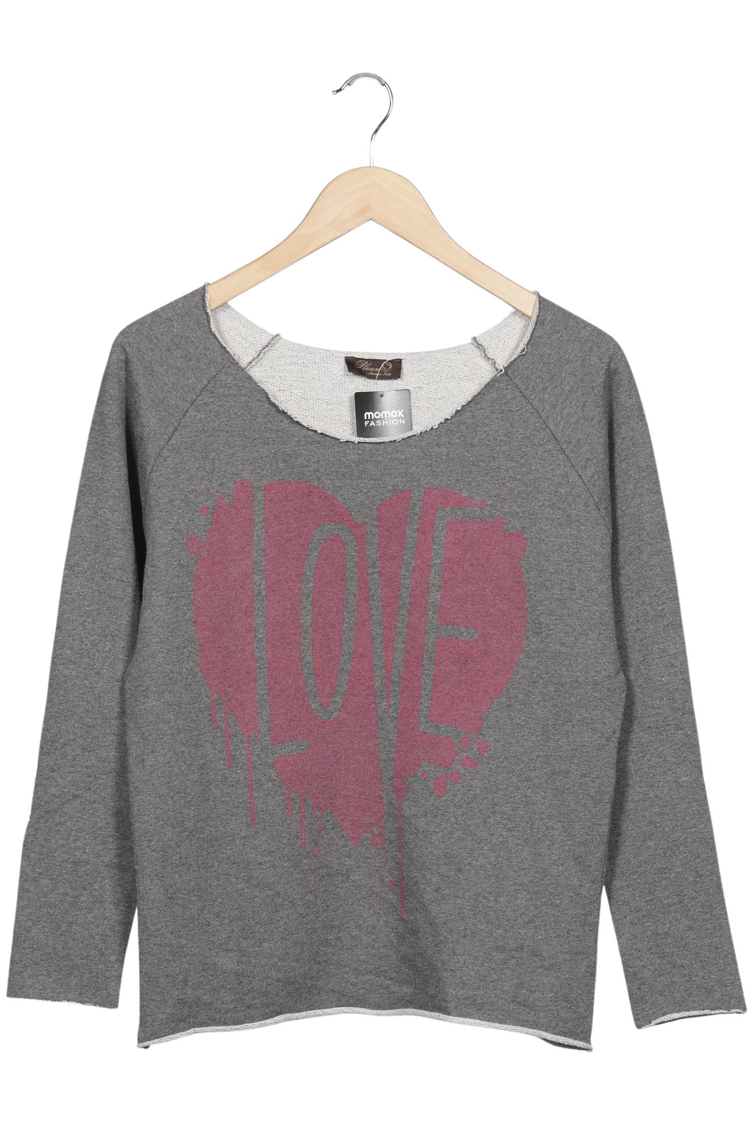 

Please Damen Langarmshirt, grau, Gr. 38