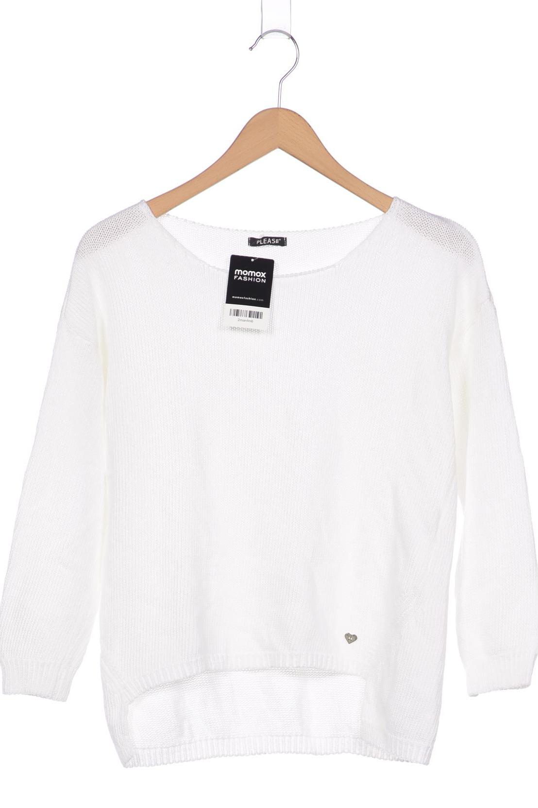 

Please Damen Pullover, weiß, Gr. uni
