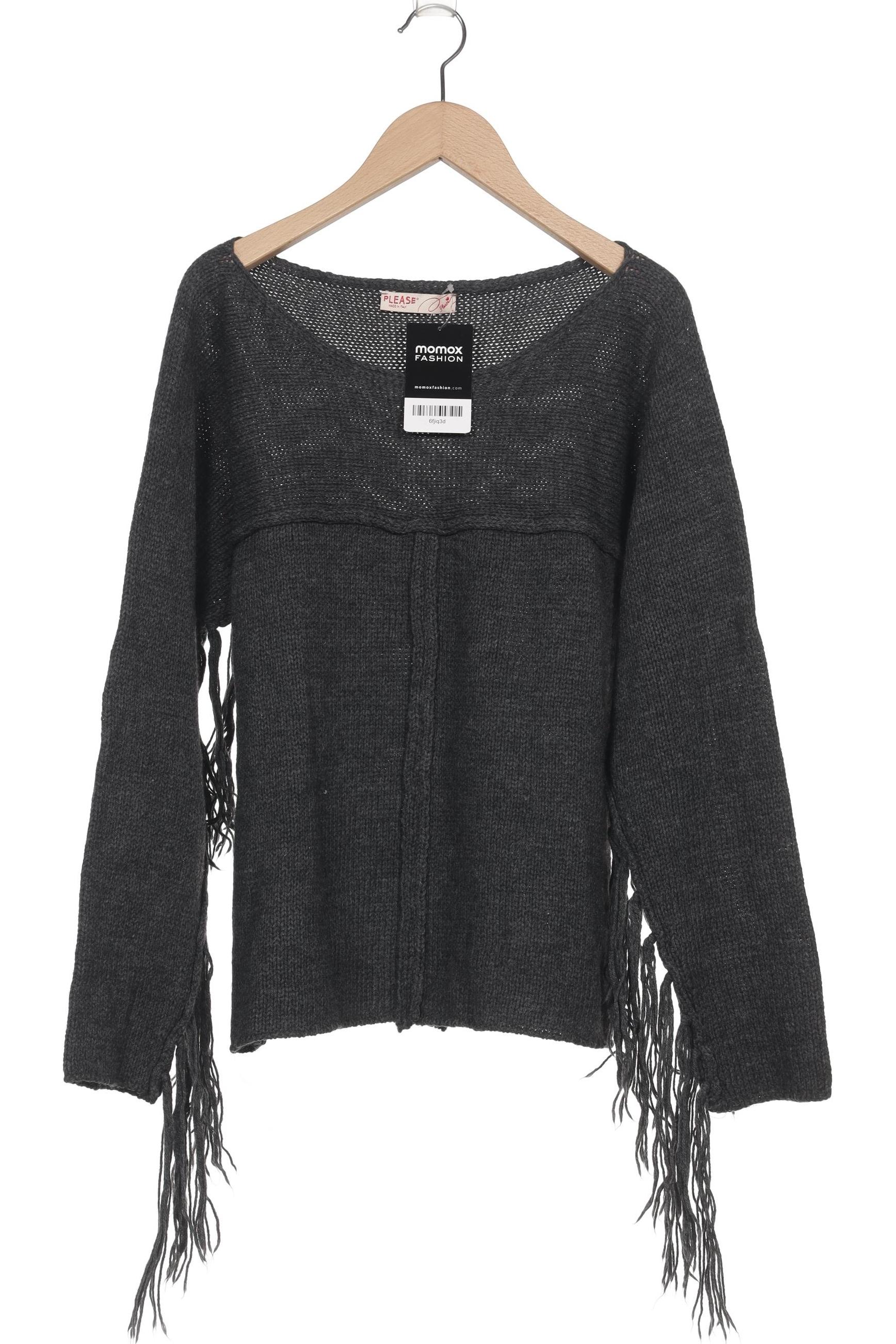 

Please Damen Pullover, grau, Gr. 38