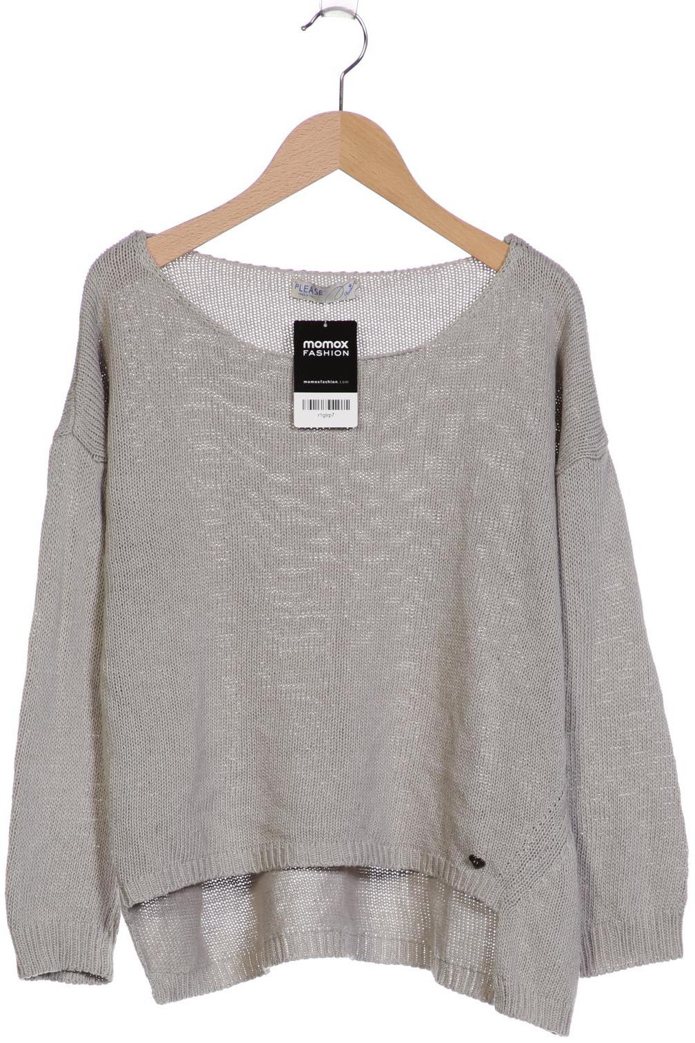 

Please Damen Pullover, grau, Gr. 38