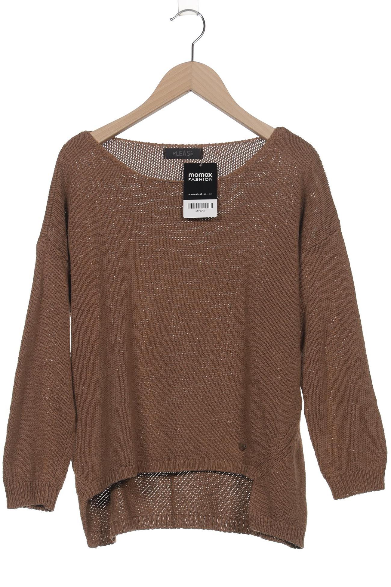 

Please Damen Pullover, braun, Gr. 46