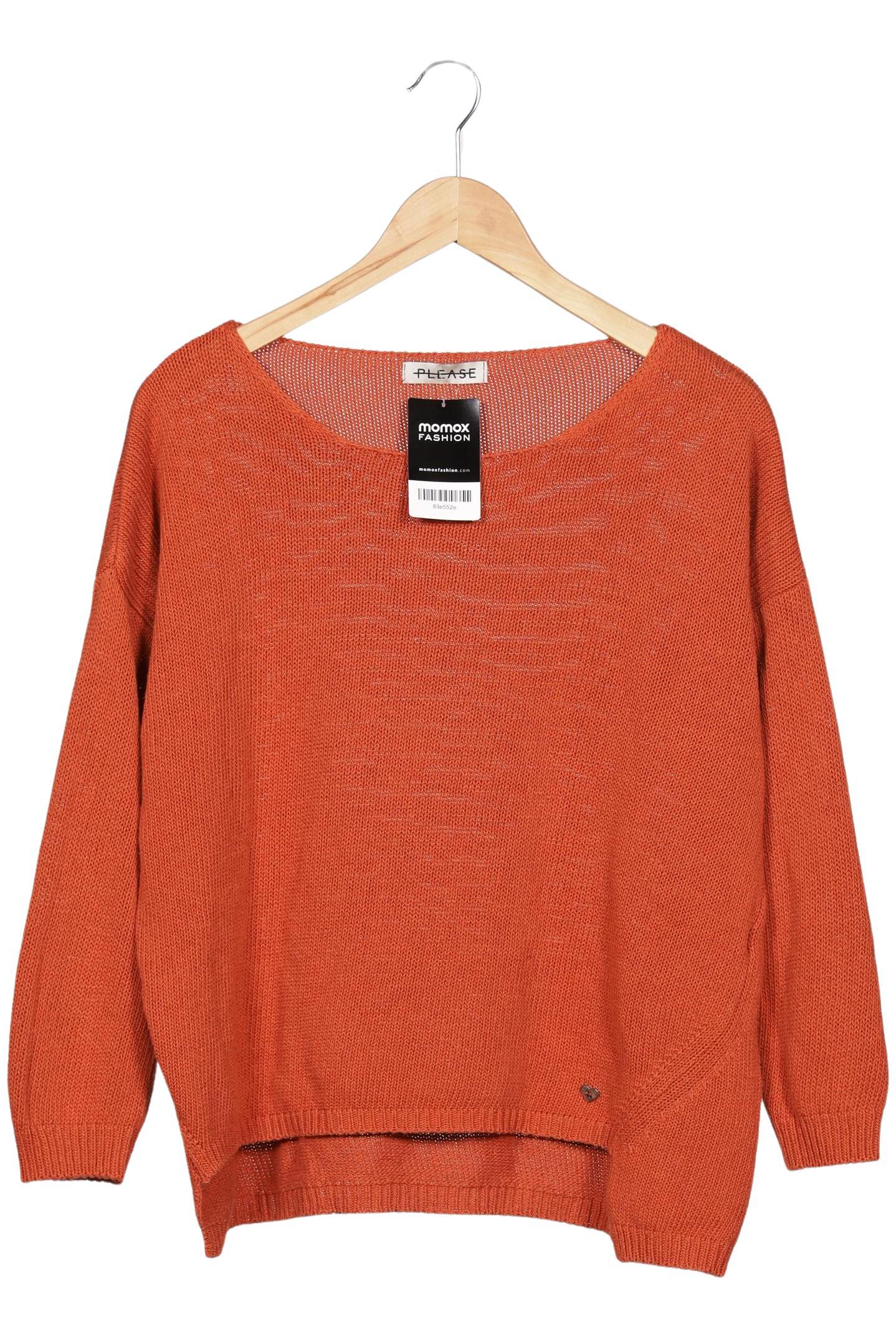 

Please Damen Pullover, orange, Gr. 38