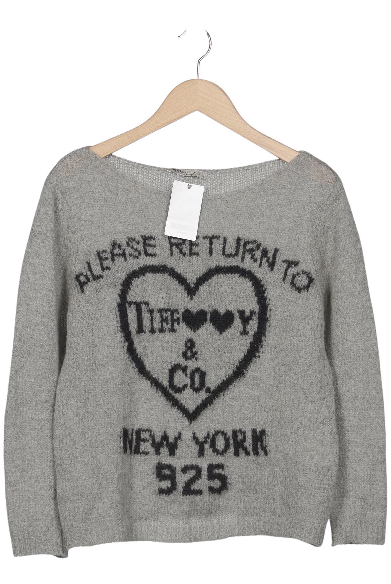 

Please Damen Pullover, grau, Gr. 38