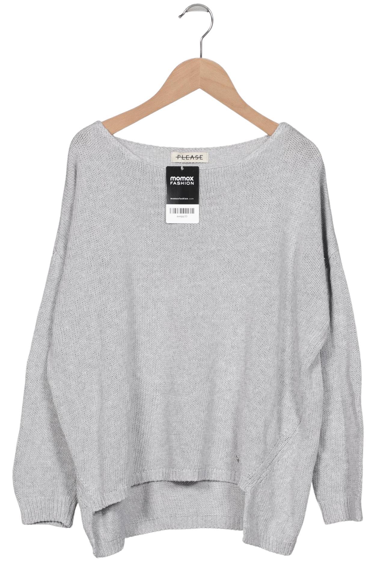 

Please Damen Pullover, grau, Gr. 42