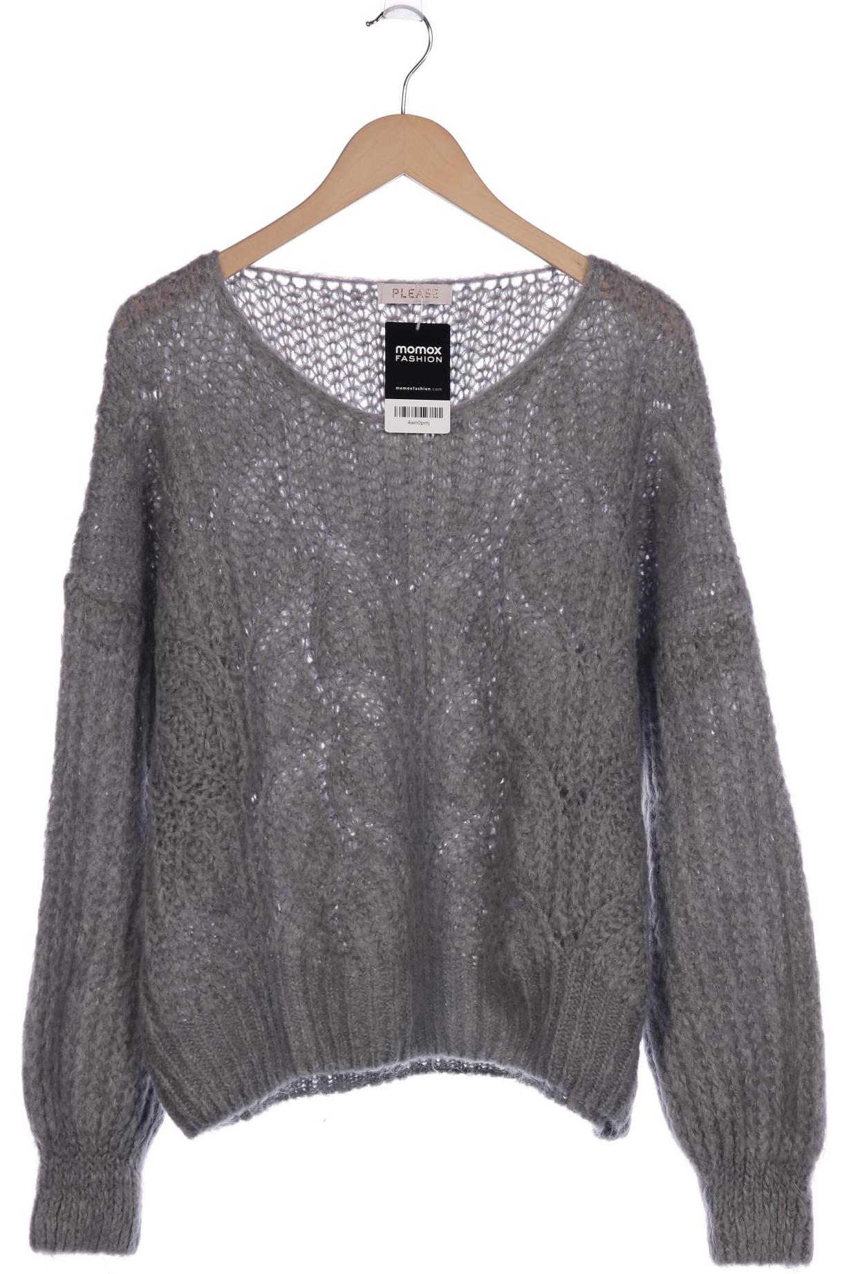 

Please Damen Pullover, grau, Gr. uni