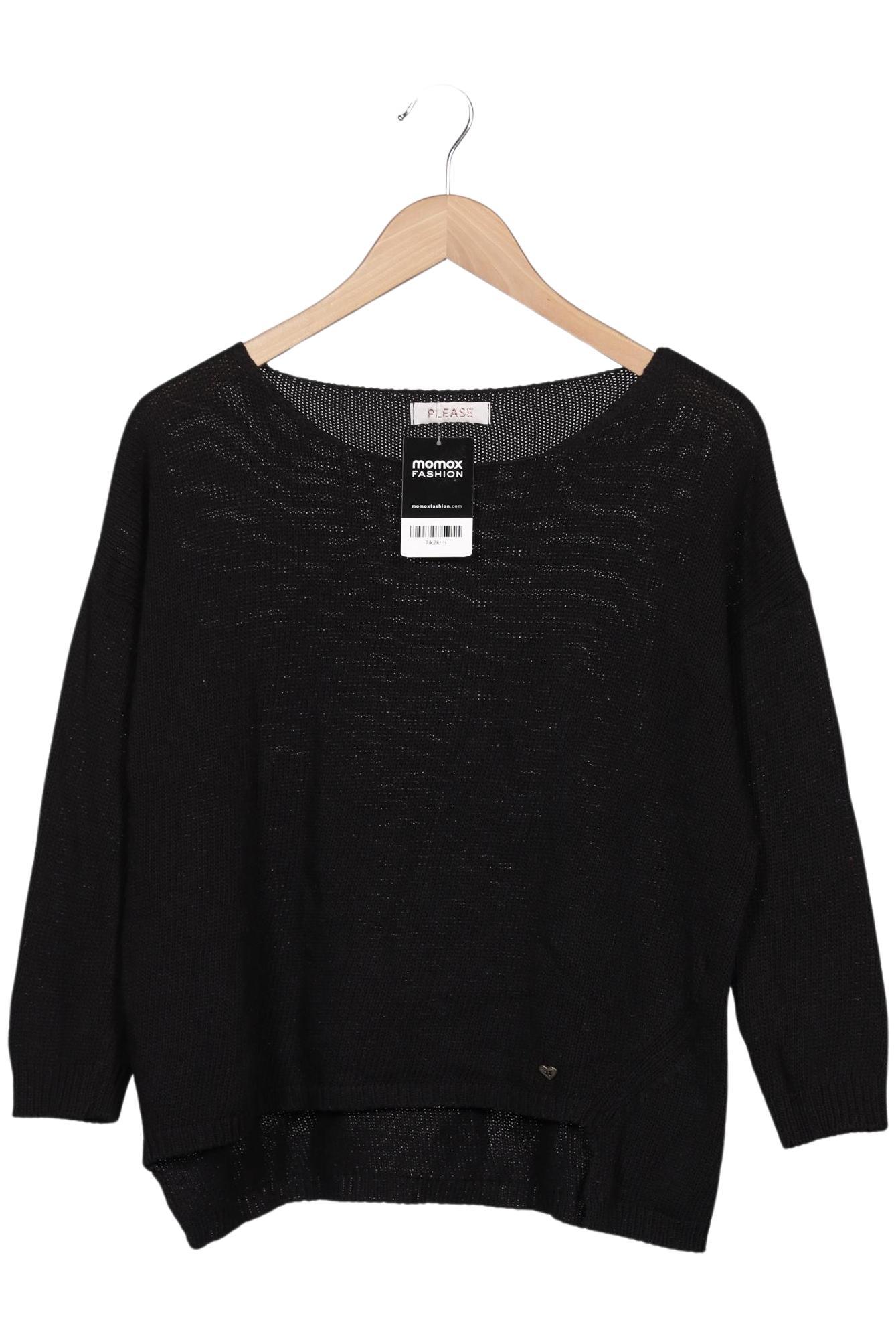 

Please Damen Pullover, schwarz, Gr. uni